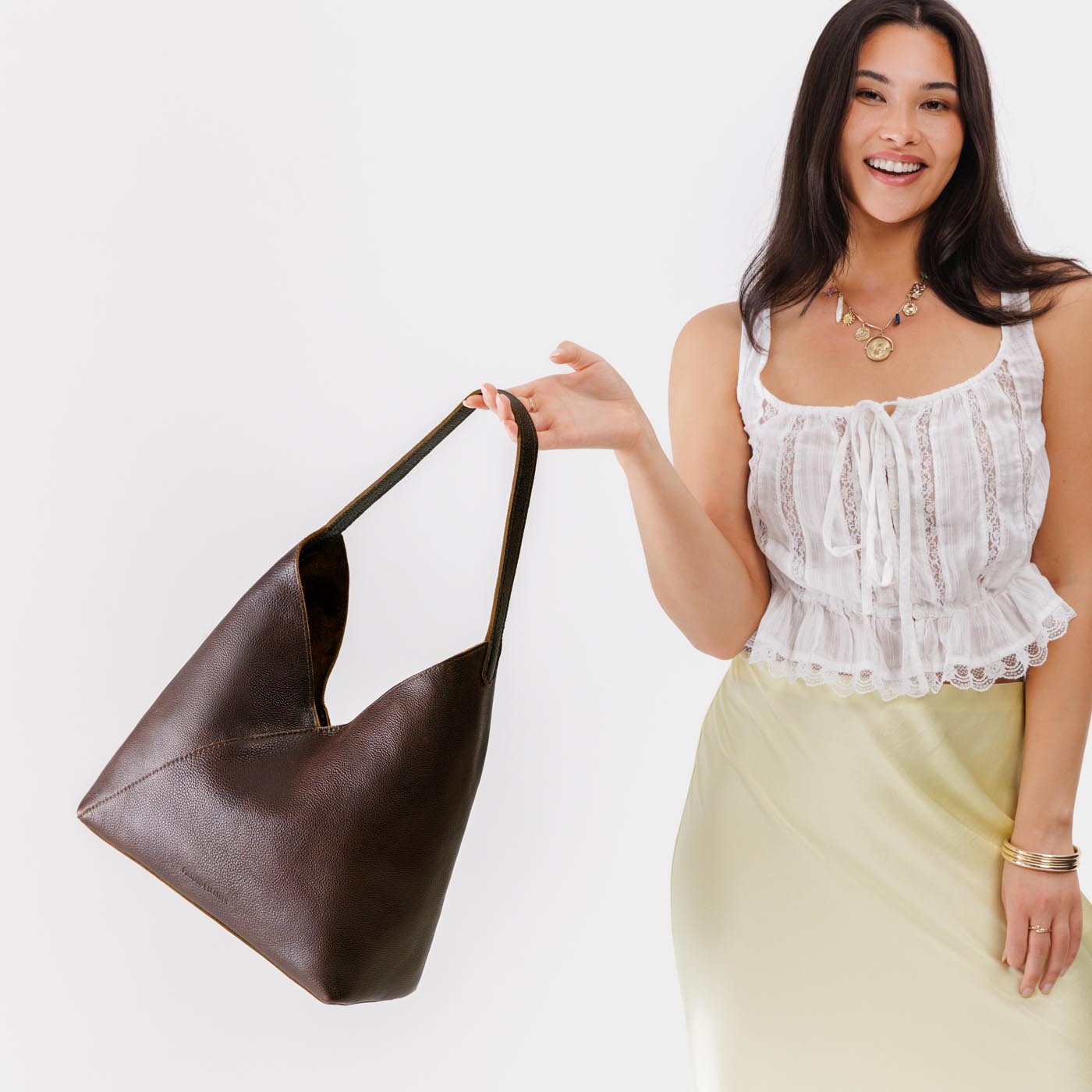 Crossbody Shoulder Bag with Magnetic Closure | Naomi