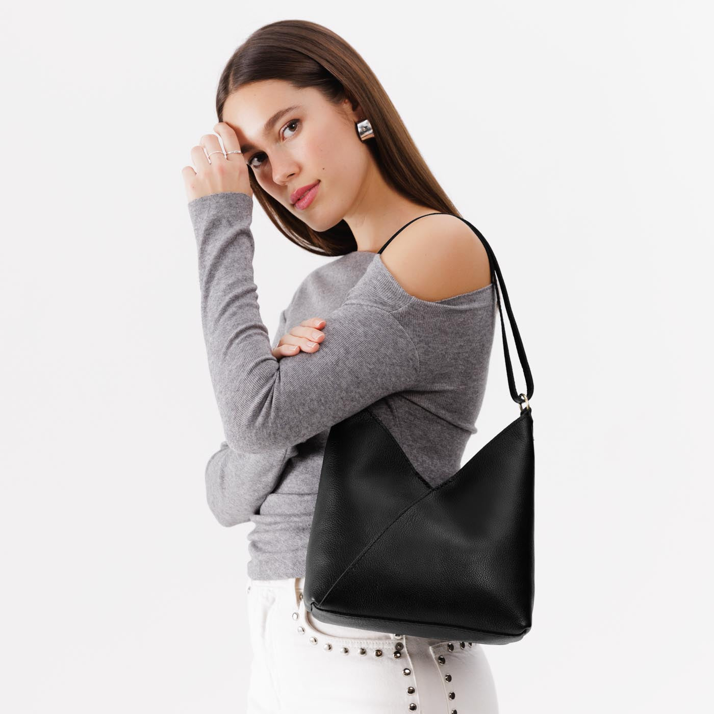 Crossbody Shoulder Bag with Magnetic Closure | Naomi