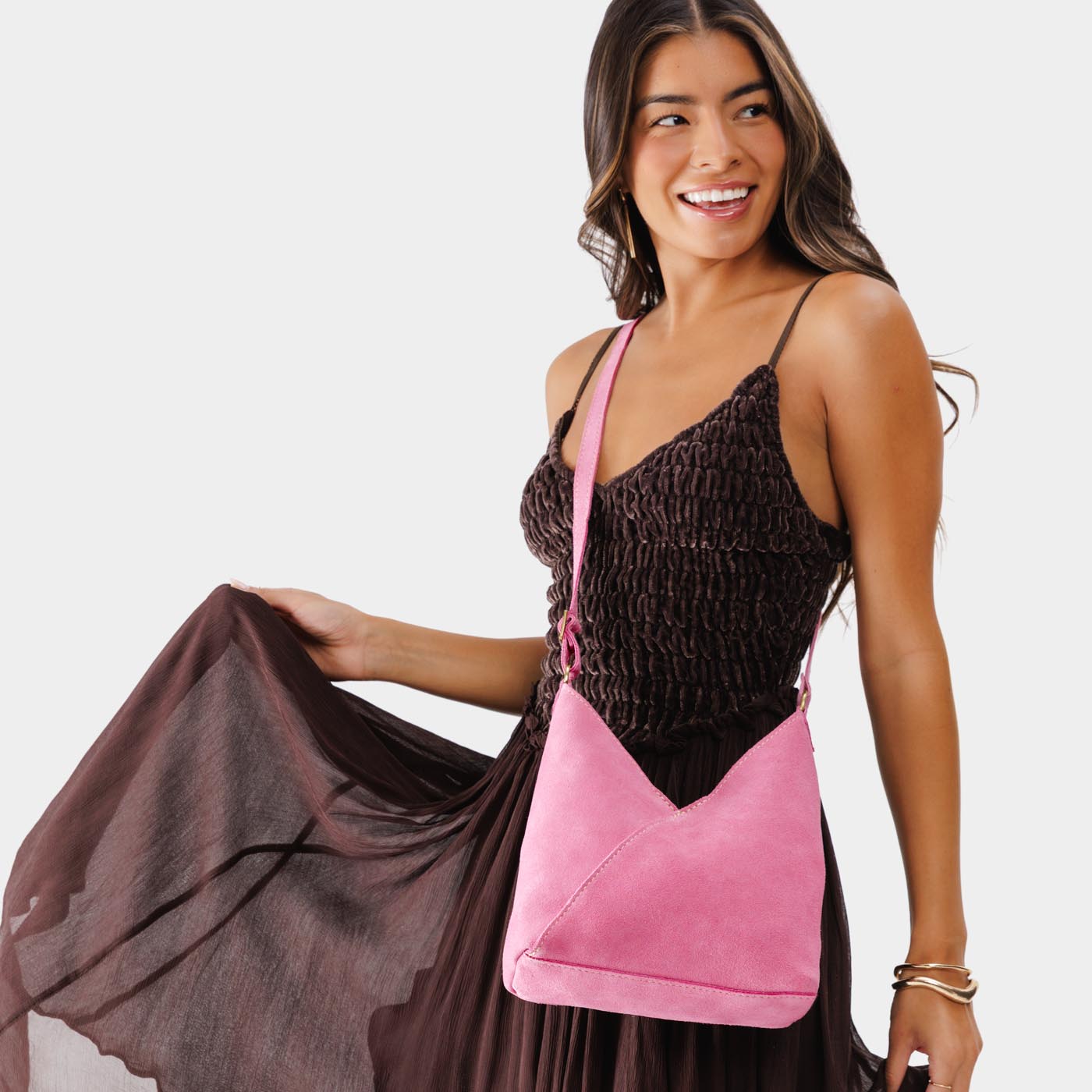 Crossbody Shoulder Bag with Magnetic Closure | Naomi