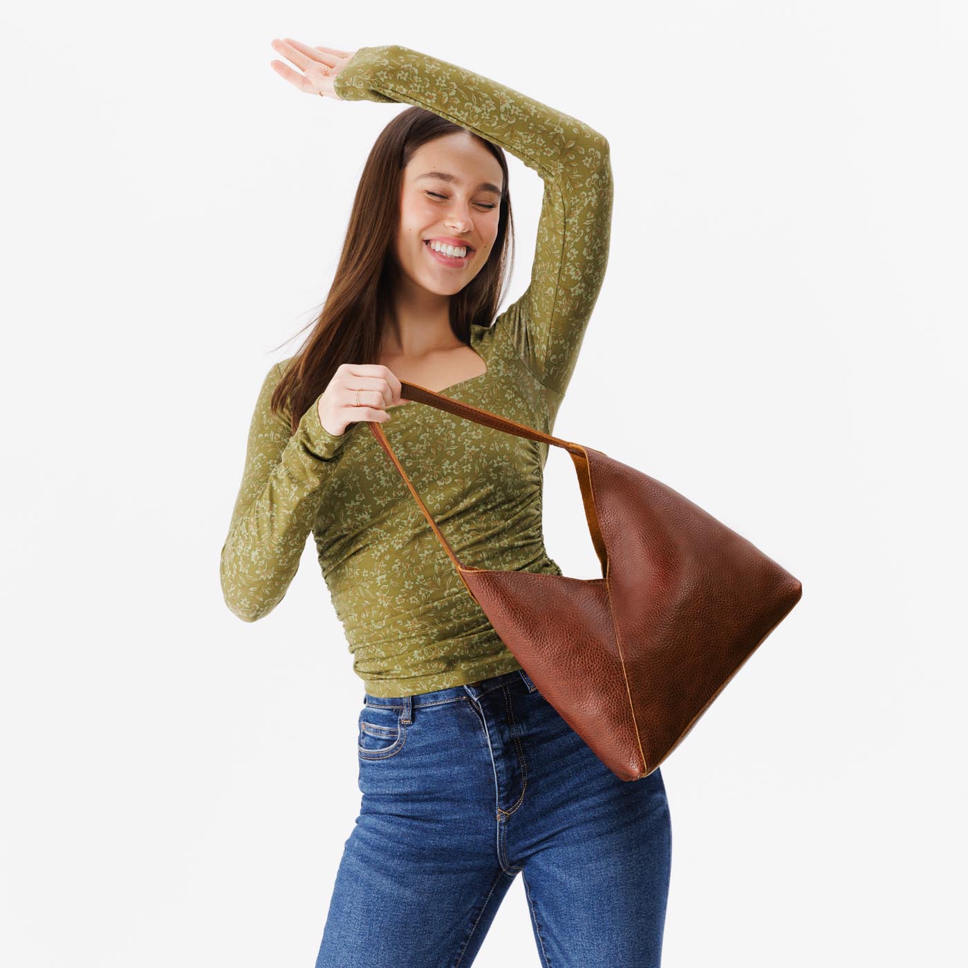 Crossbody Shoulder Bag with Magnetic Closure | Naomi