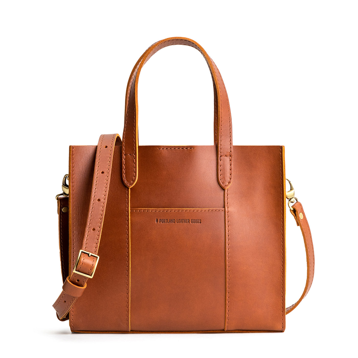 Leather Crossbody Tote with Adjustable Strap & Pockets | Lola