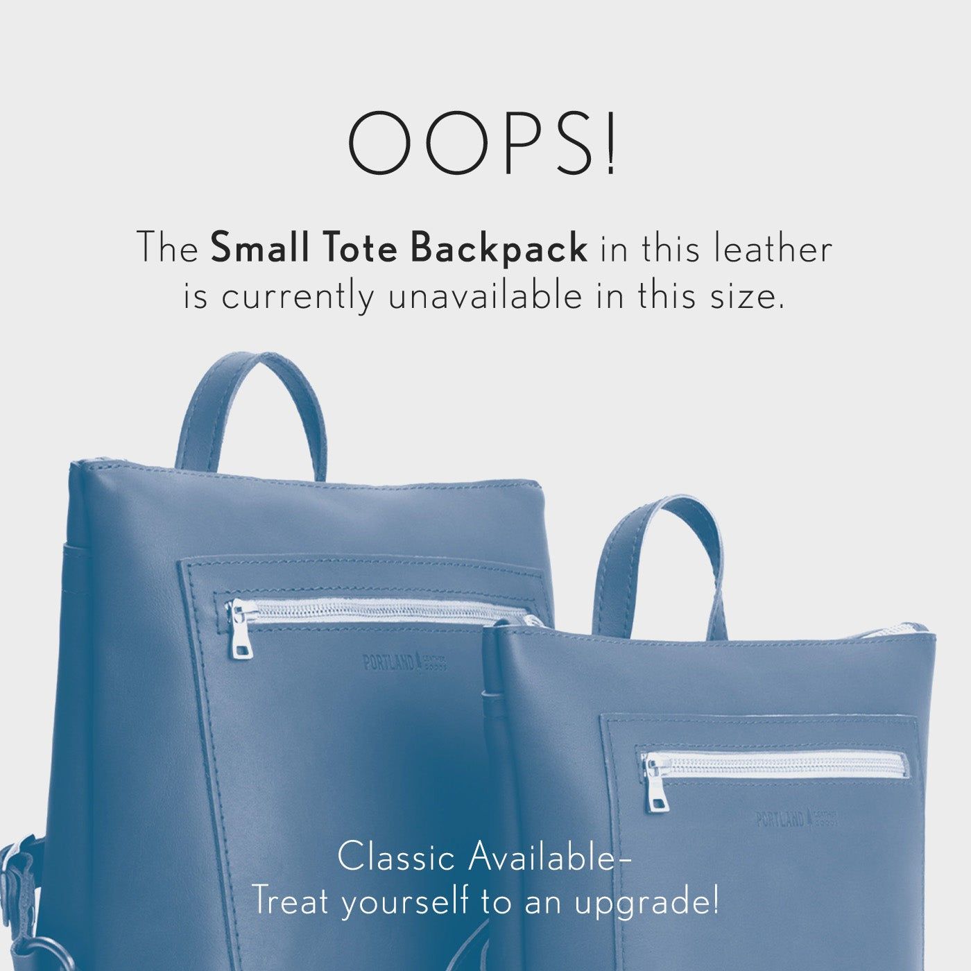 Full Grain Leather Tote Backpack with Zipper Pockets | Adjustable Straps