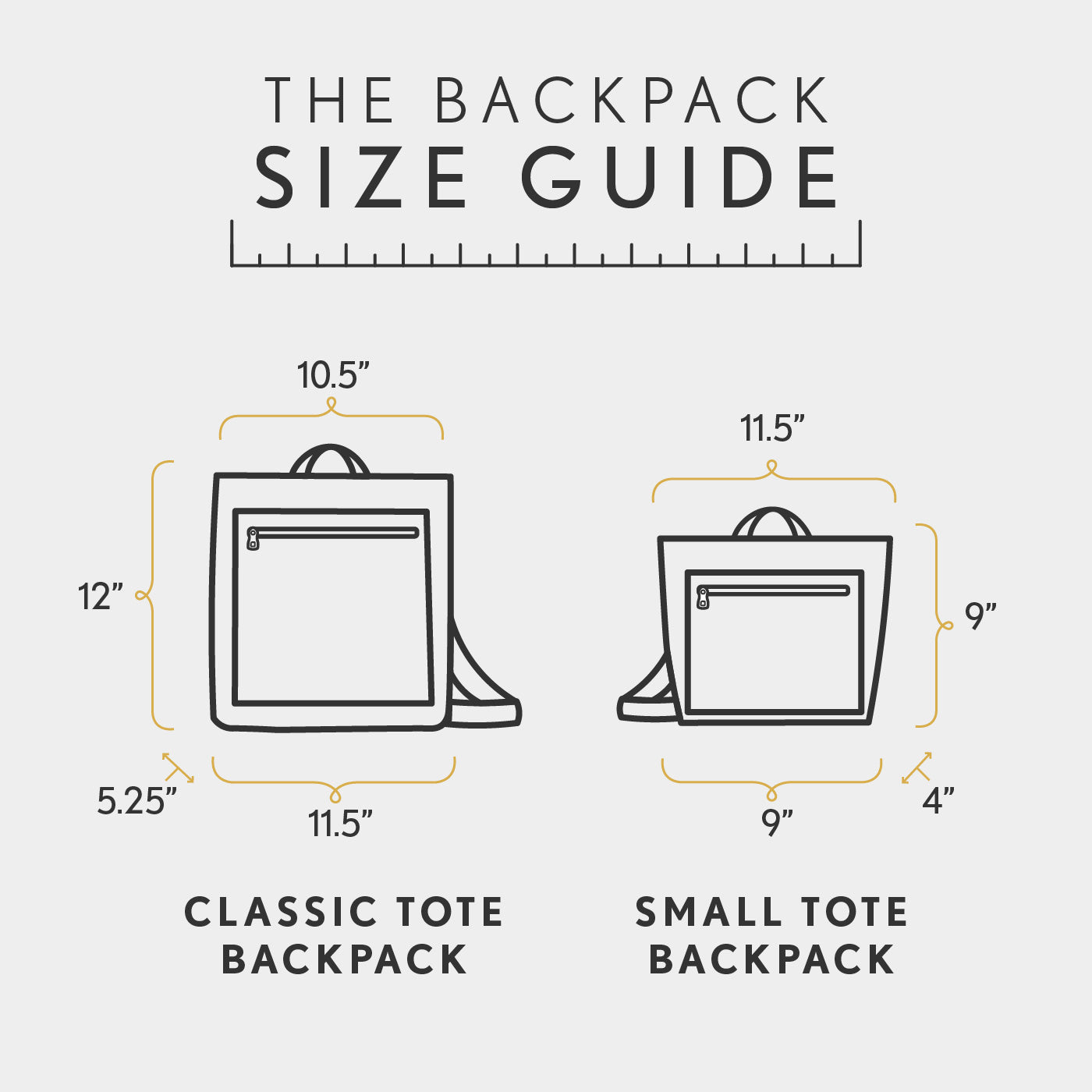 Full Grain Leather Tote Backpack with Zipper Pockets | Adjustable Straps