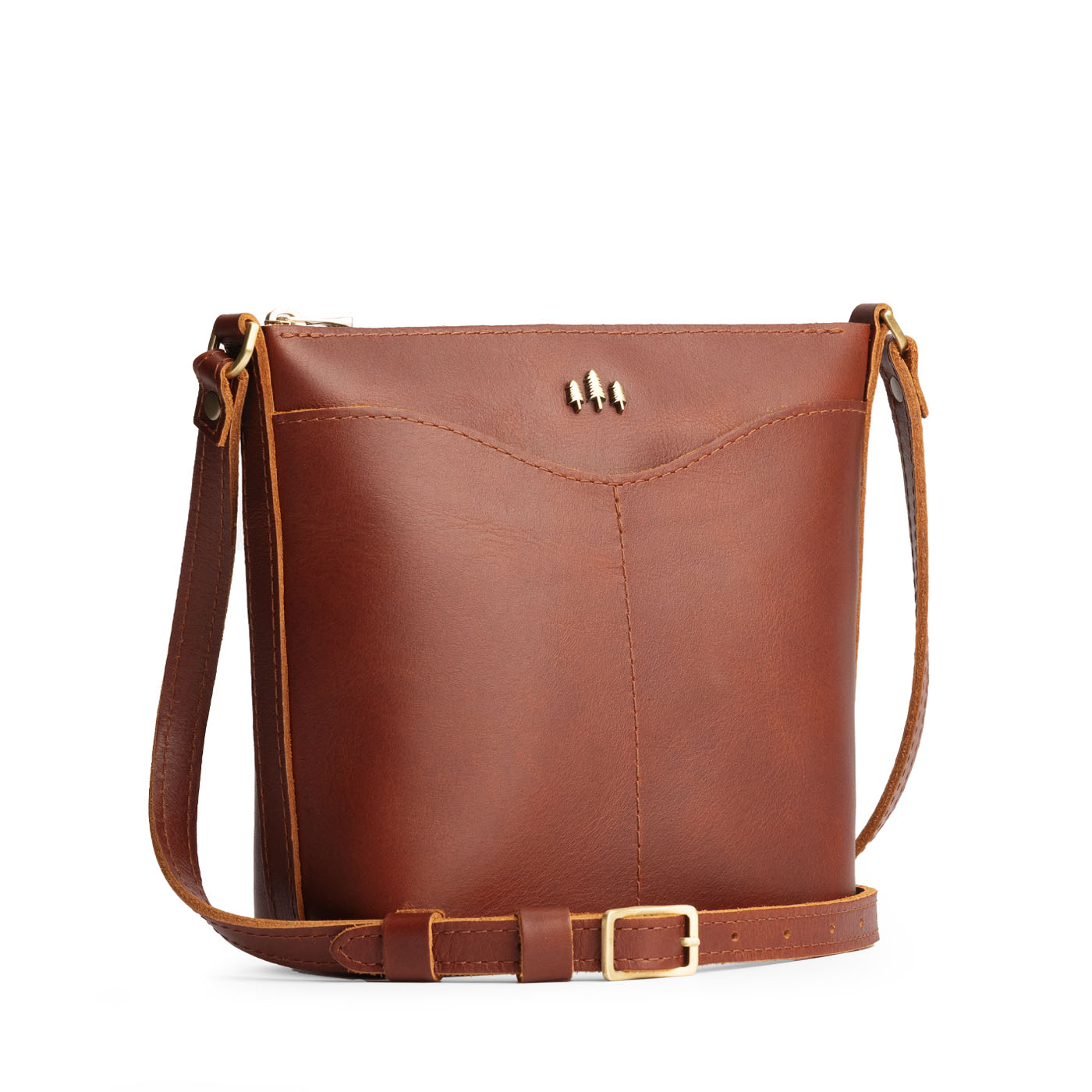 Leather Side Bag for Essentials with Pockets | Cypress