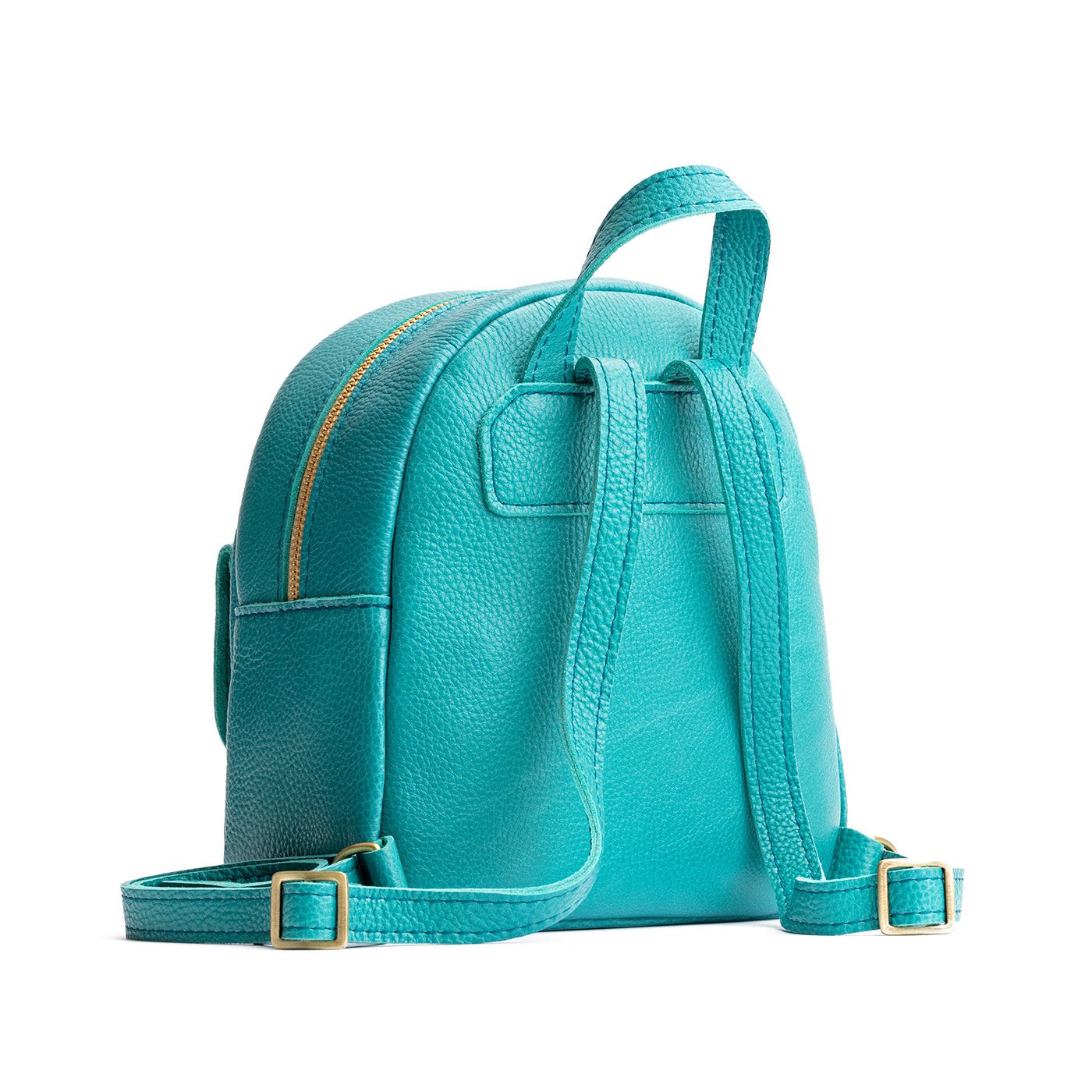 Mini Snap Backpack with Front Pocket & Adjustable Straps | Portland Leather