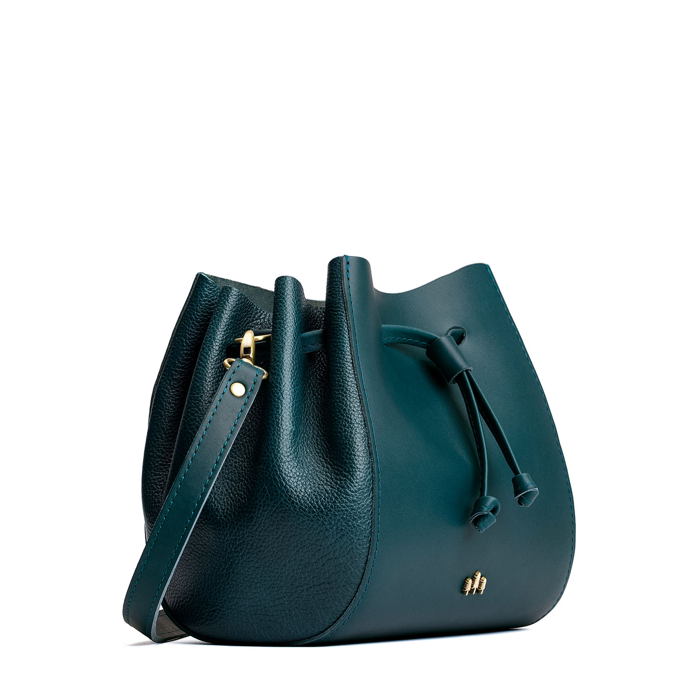 Leather Bucket Bag with Adjustable Crossbody Strap | Nest