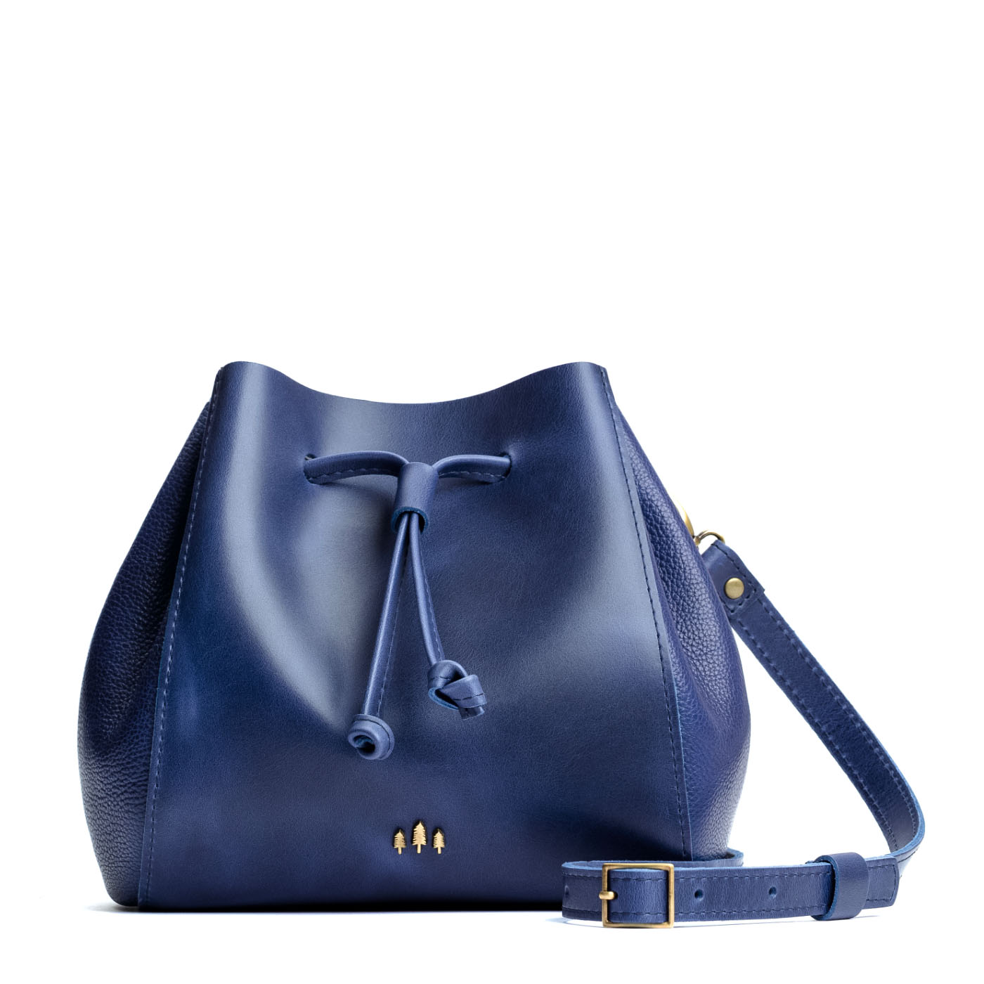 Leather Bucket Bag with Adjustable Crossbody Strap | Nest