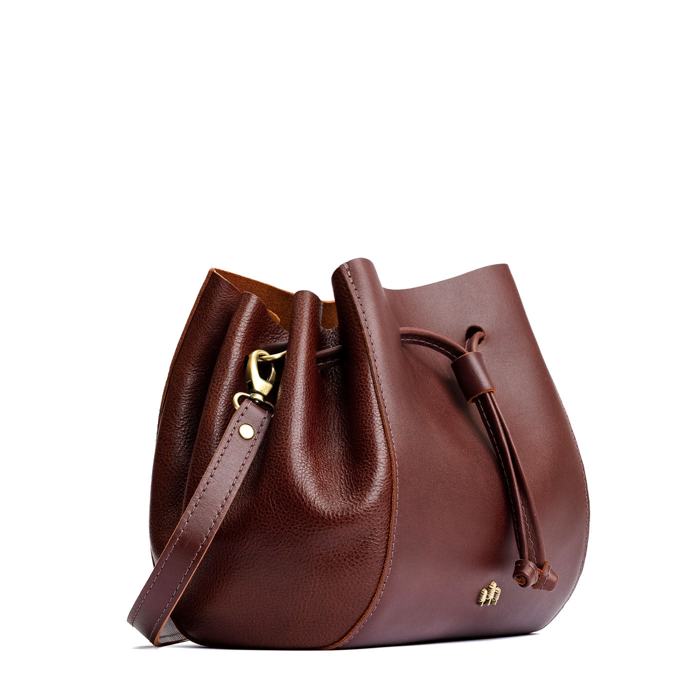 Leather Bucket Bag with Adjustable Crossbody Strap | Nest