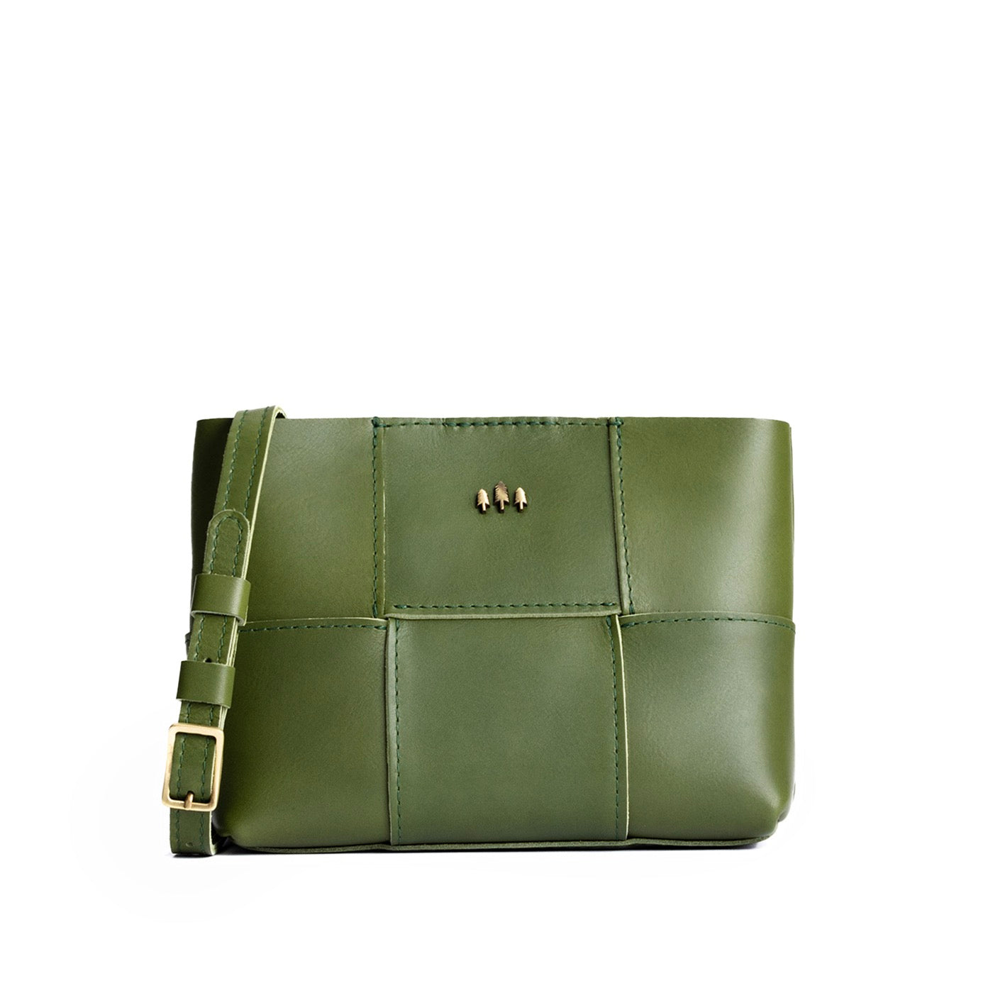Woven Crossbody Bag with Adjustable Strap & Interior Pocket | Charlotte