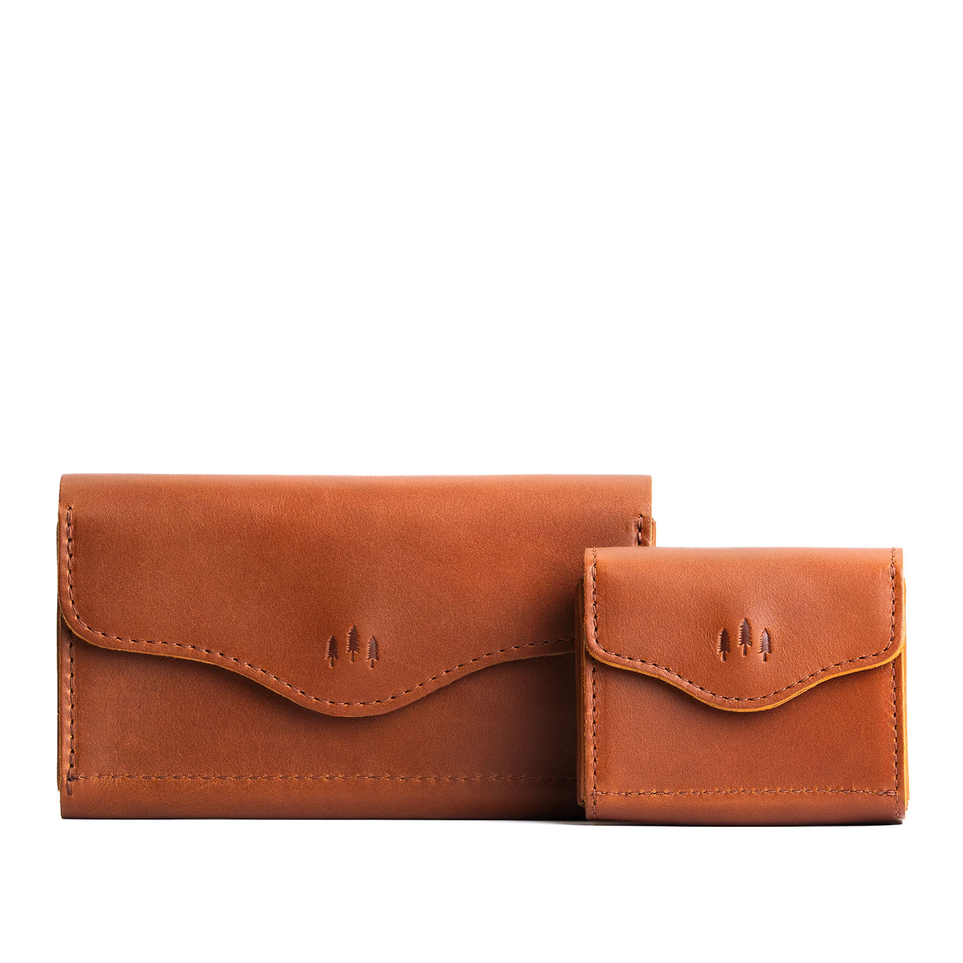 Expandable Leather Wallet with Snap Closure & Coin Pocket | Bozeman