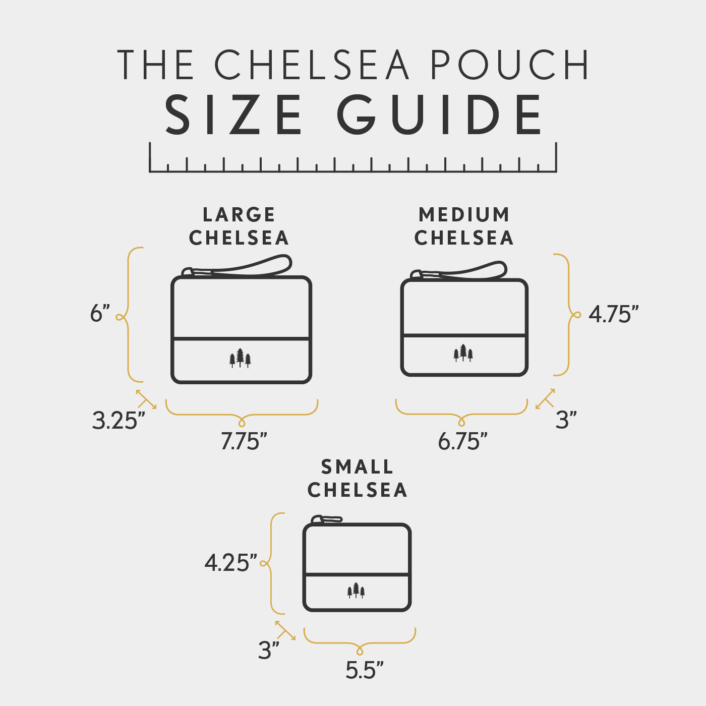 Leather Zipper Pouch with Wrist Strap & Flat Base | Almost Perfect Chelsea