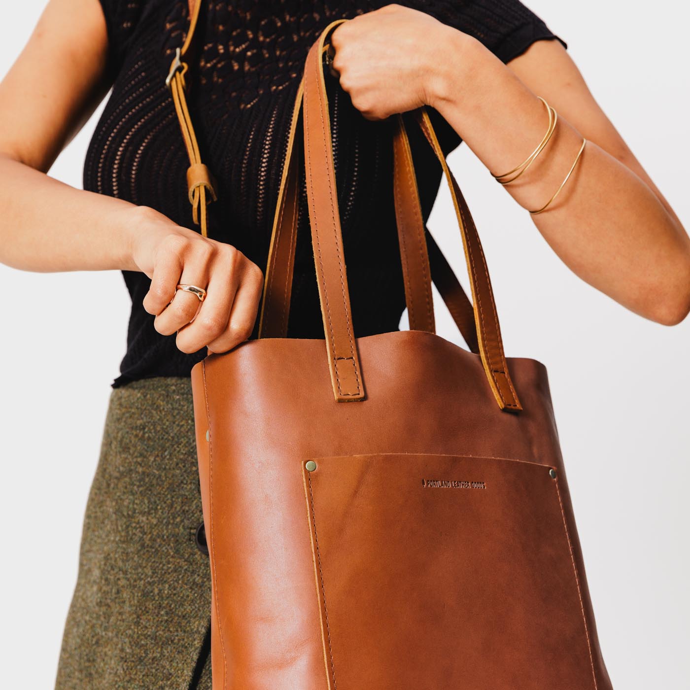 Adjustable Crossbody Tote with Removable Strap & Pockets | Almost Perfect