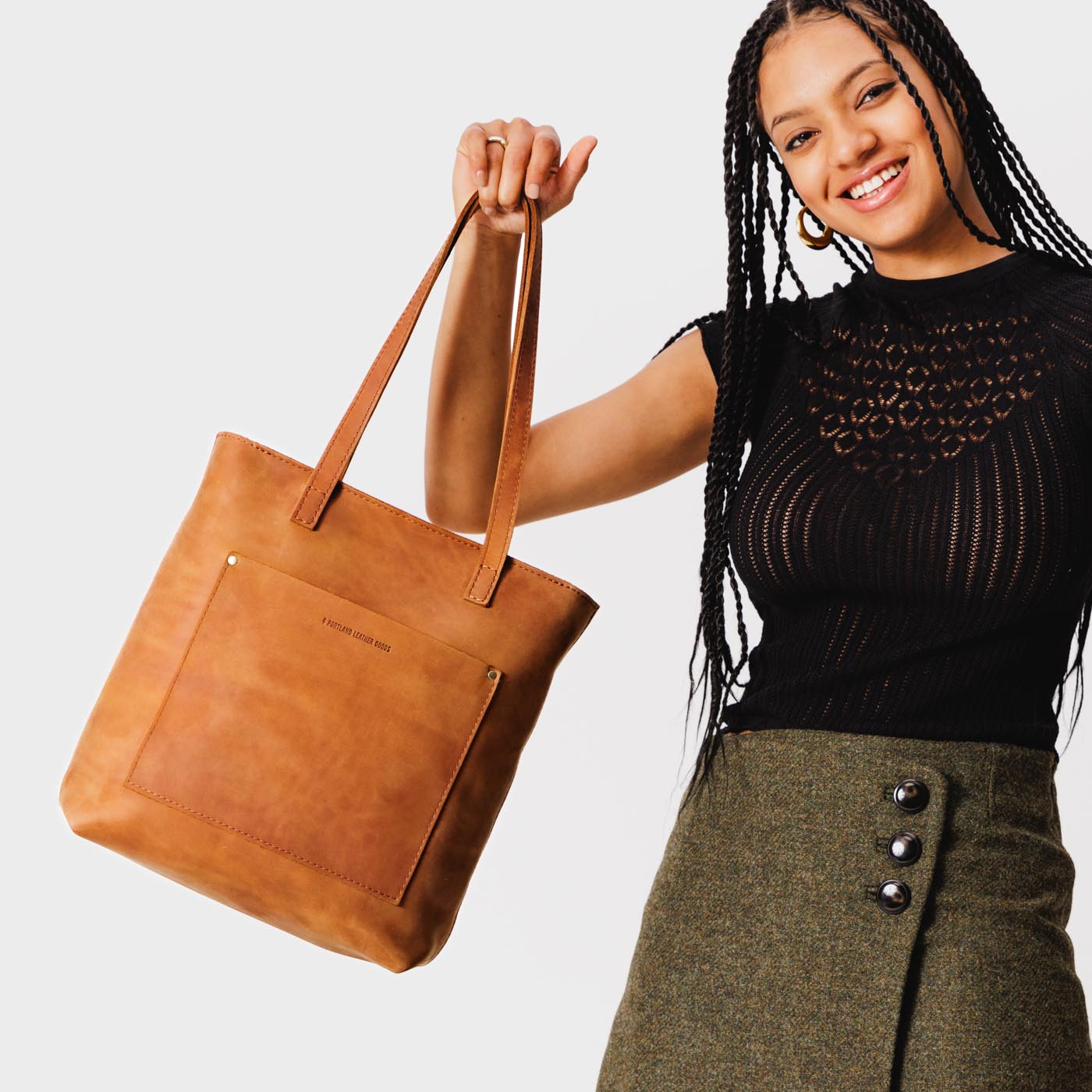 Adjustable Crossbody Tote with Removable Strap & Pockets | Almost Perfect
