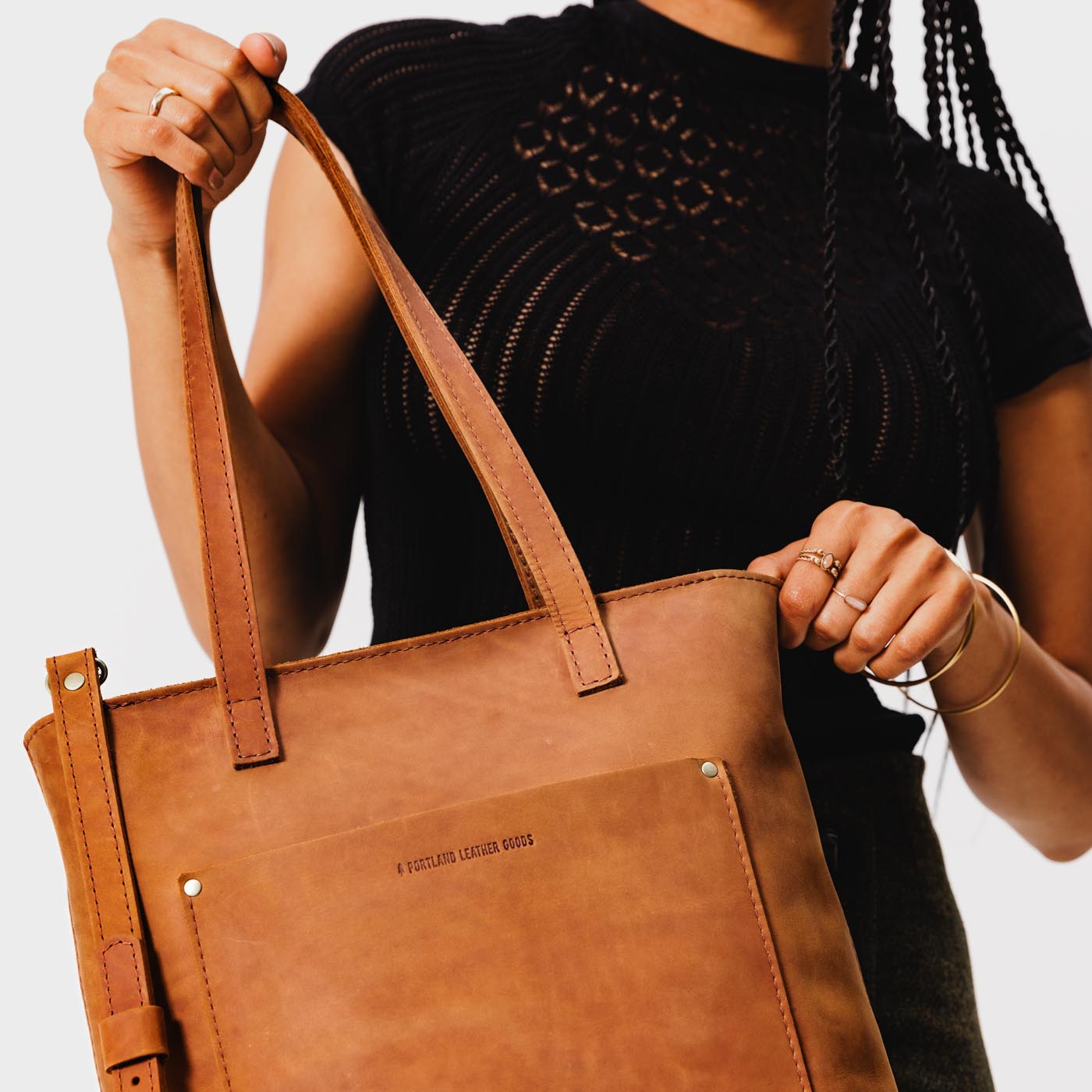Adjustable Crossbody Tote with Removable Strap & Pockets | Almost Perfect