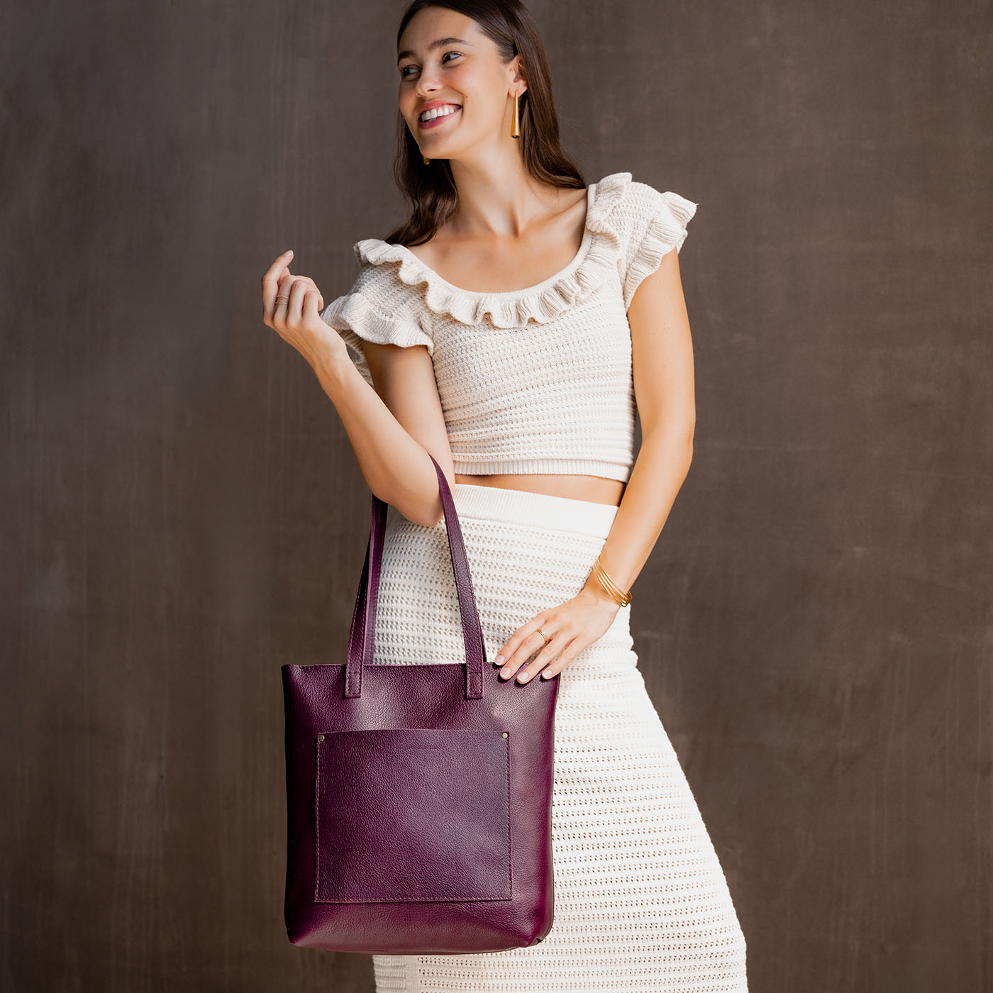 Adjustable Crossbody Tote with Removable Strap & Pockets | Almost Perfect