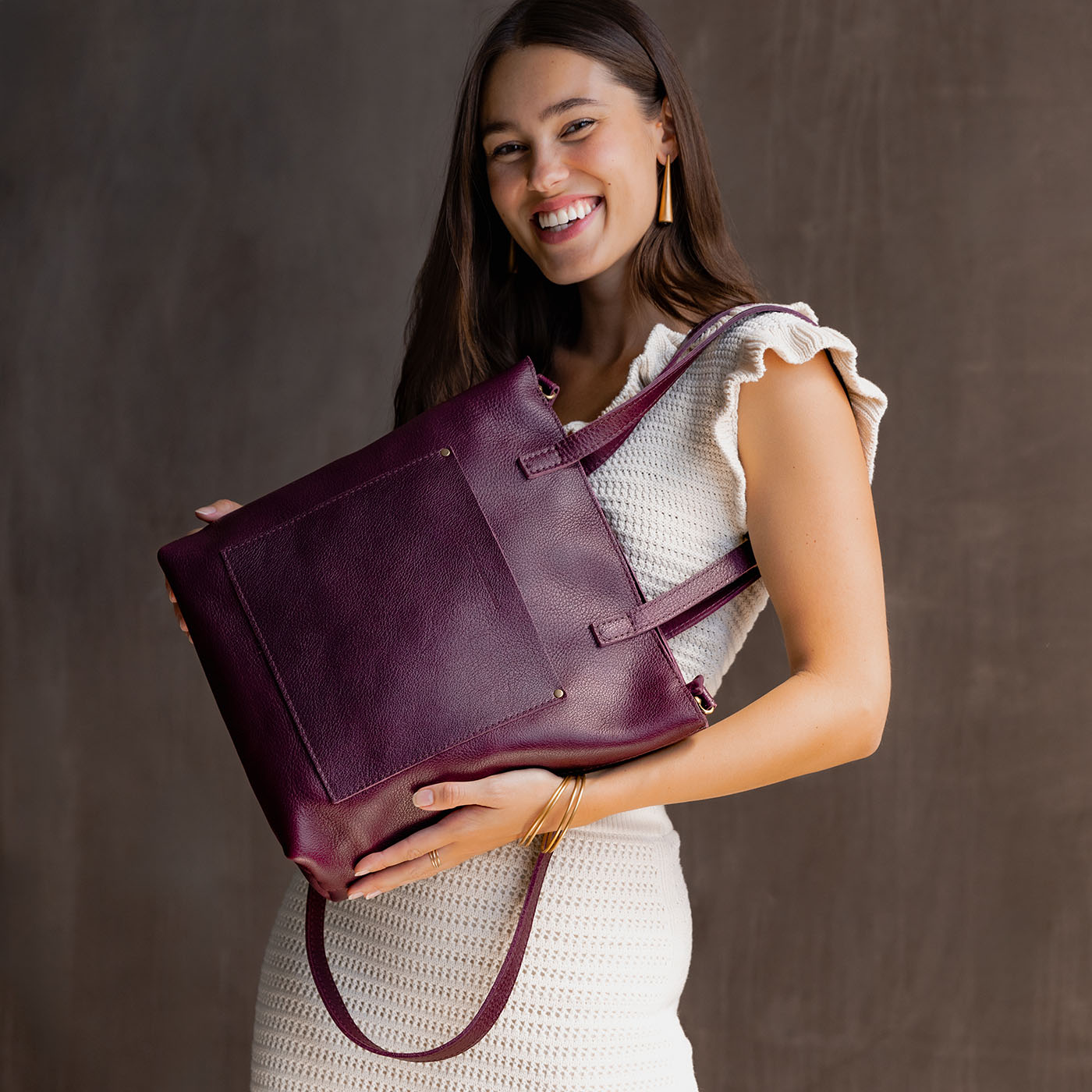Adjustable Crossbody Tote with Removable Strap & Pockets | Almost Perfect
