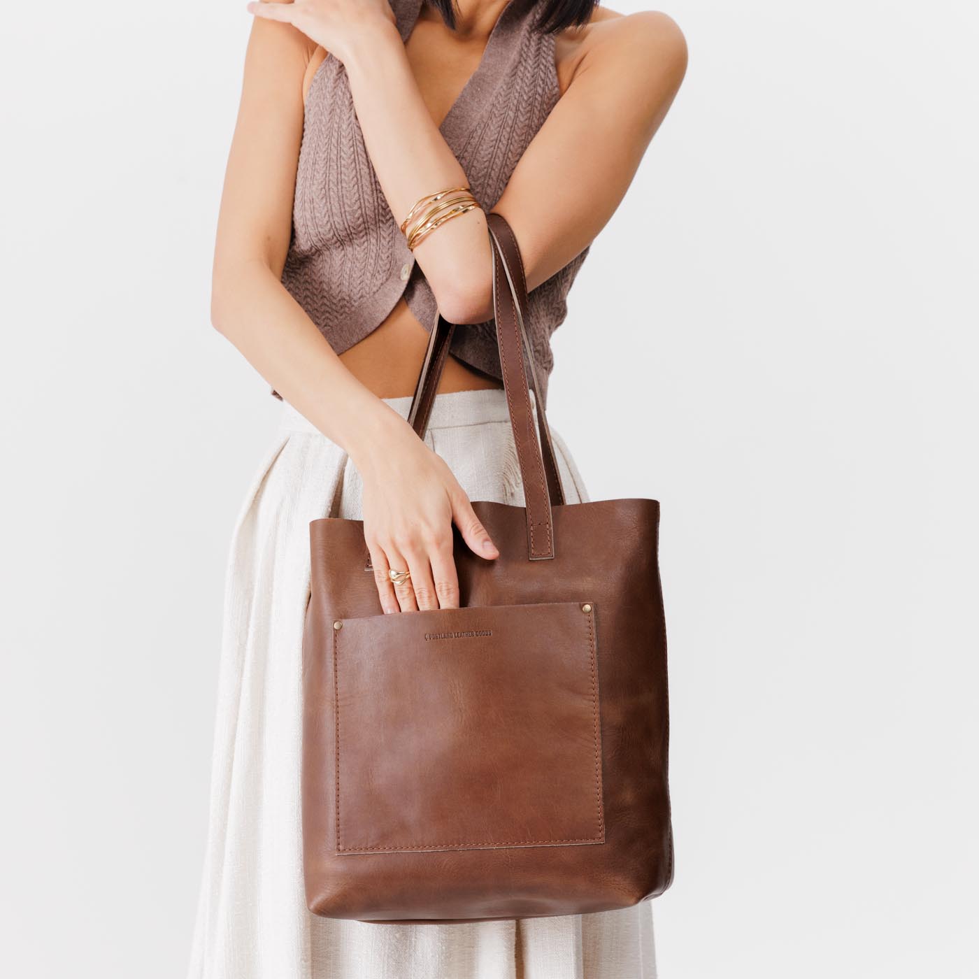 Adjustable Crossbody Tote with Removable Strap & Pockets | Almost Perfect