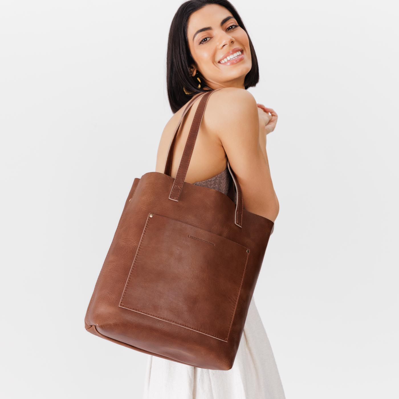 Adjustable Crossbody Tote with Removable Strap & Pockets | Almost Perfect
