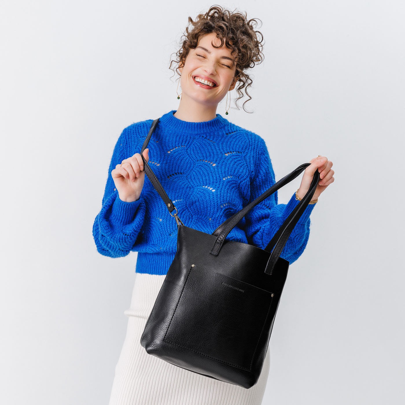 Adjustable Crossbody Tote with Removable Strap & Pockets | Almost Perfect