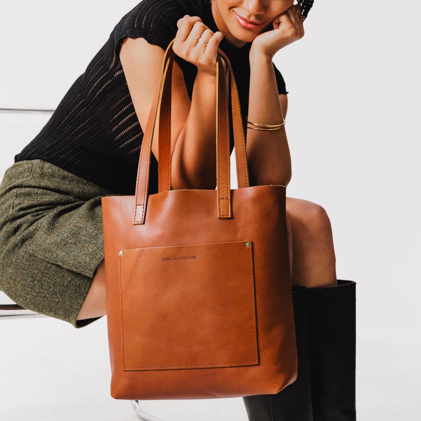Adjustable Crossbody Tote with Removable Strap & Pockets | Almost Perfect