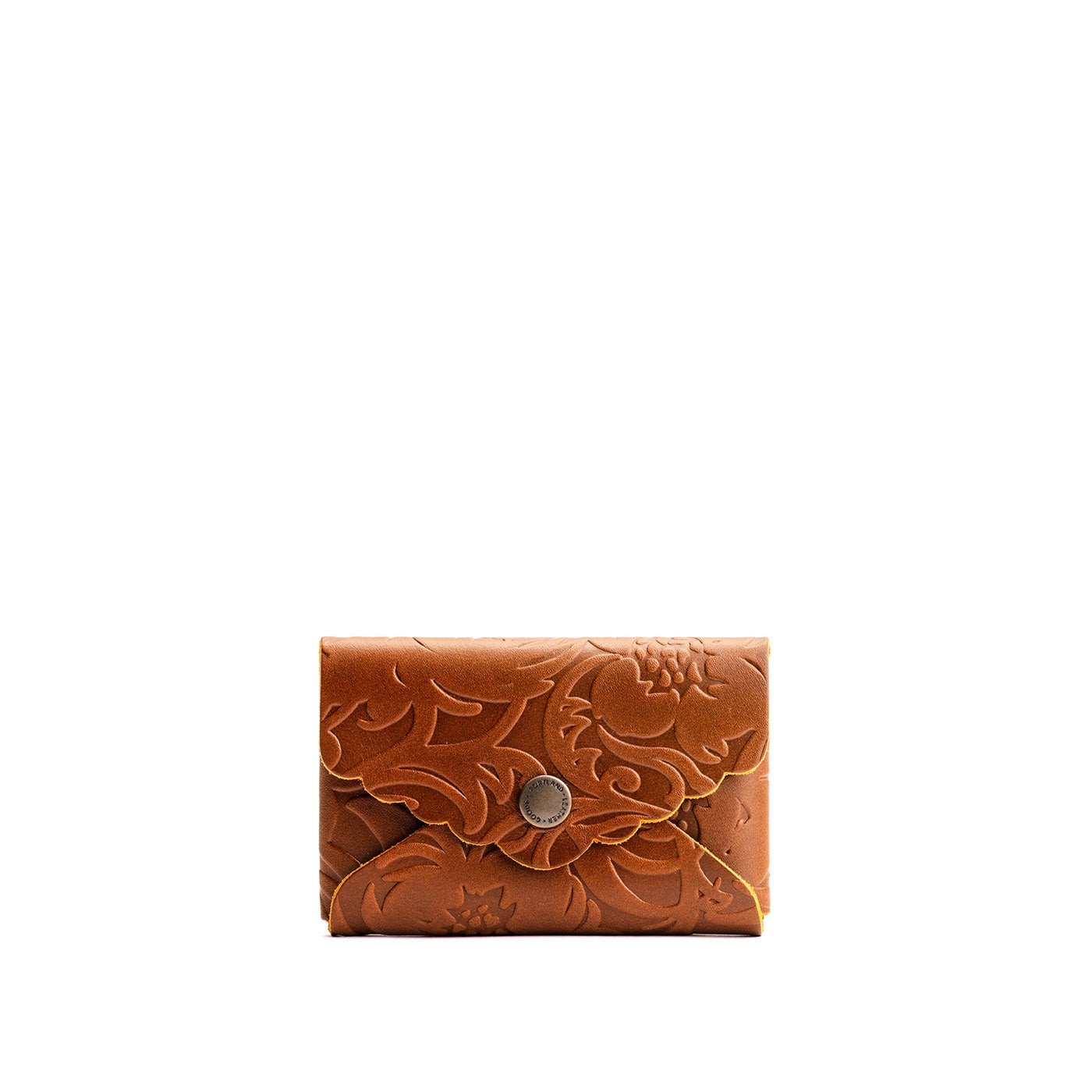 Scalloped Daisy Wallet with Snap Closure & Card Pockets | Almost Perfect