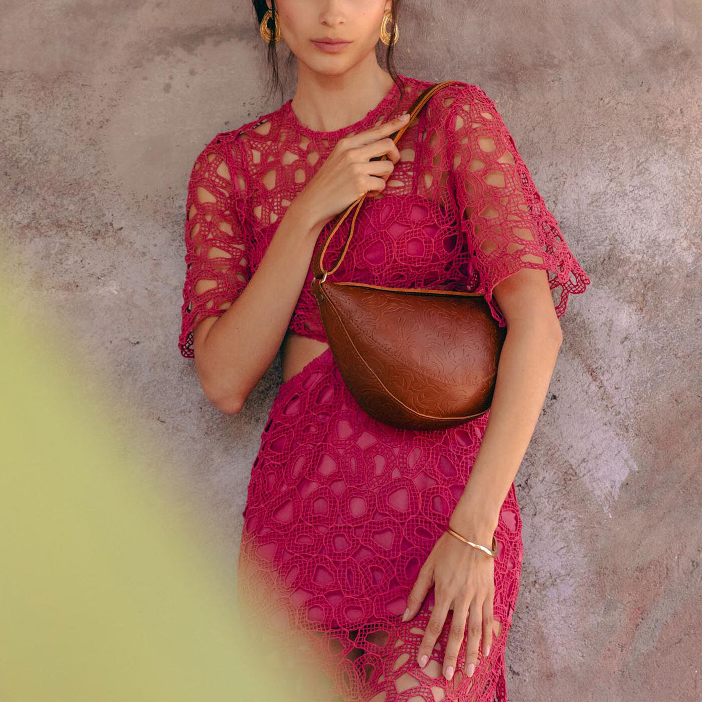 Full Grain Leather Sling Bag with Adjustable Strap | Koala