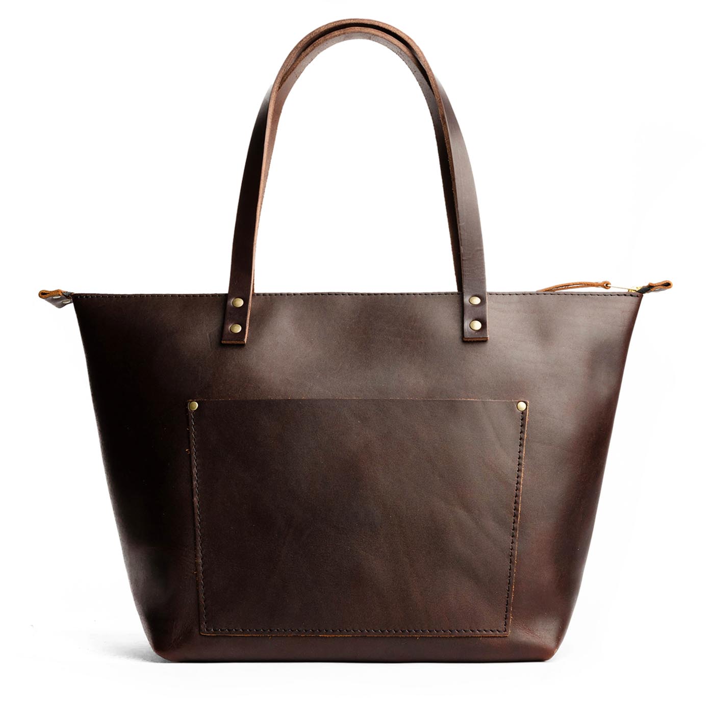 Handcrafted Leather Tote Bag with Pockets & Key Loop | Almost Perfect