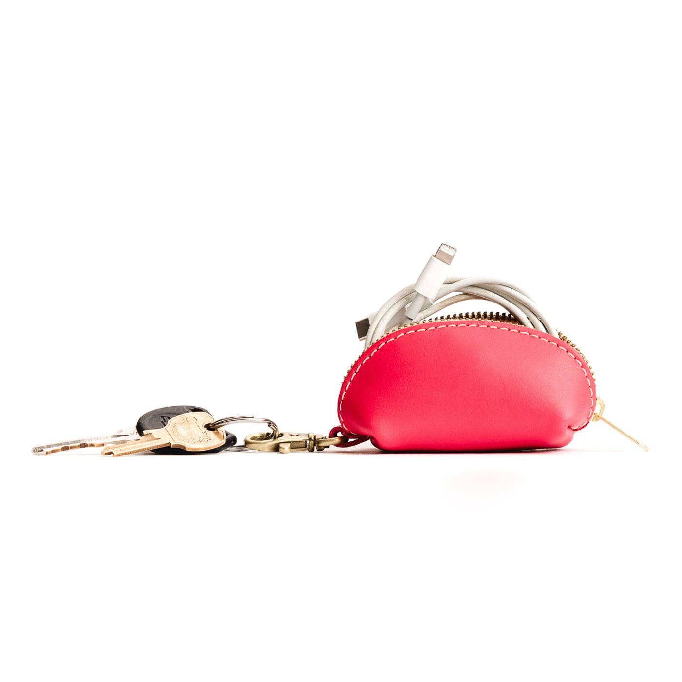 Taco Keychain with Swivel Clasp & Zipper Closure | Mini Taco Pouch