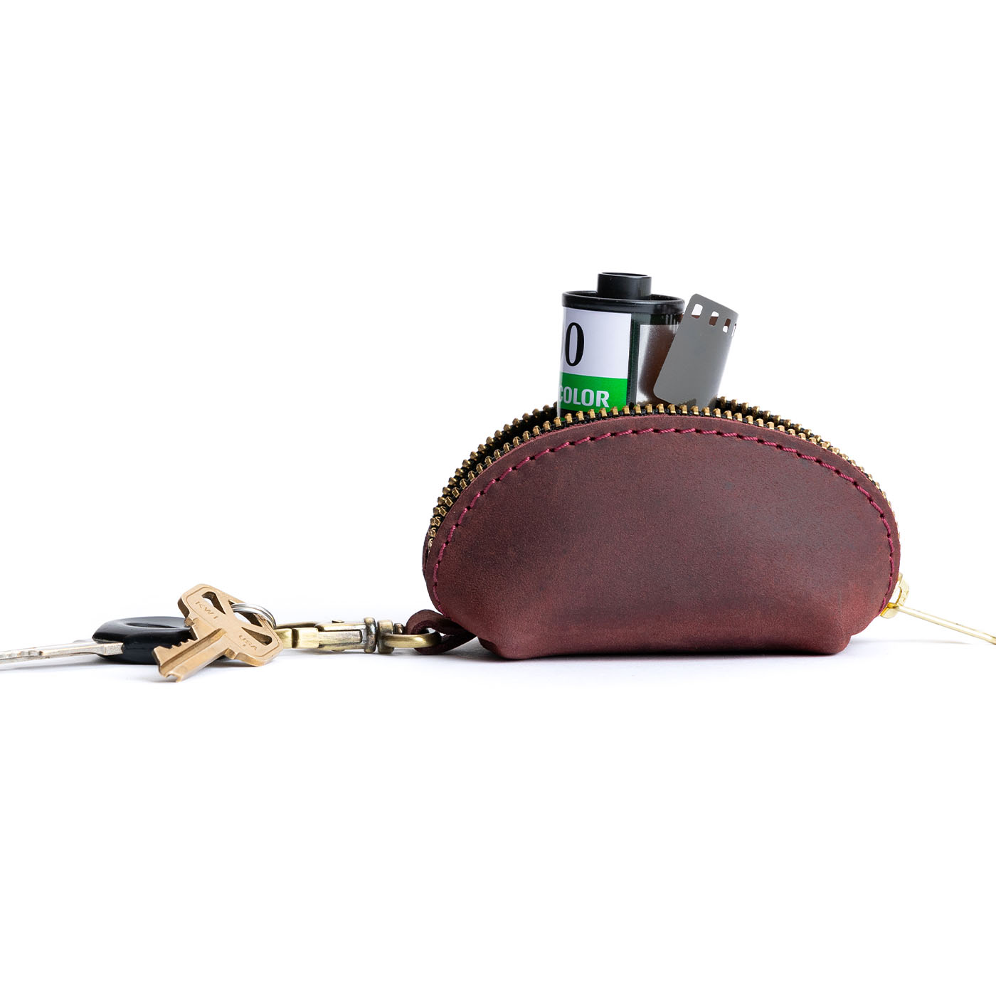 Taco Keychain with Swivel Clasp & Zipper Closure | Mini Taco Pouch