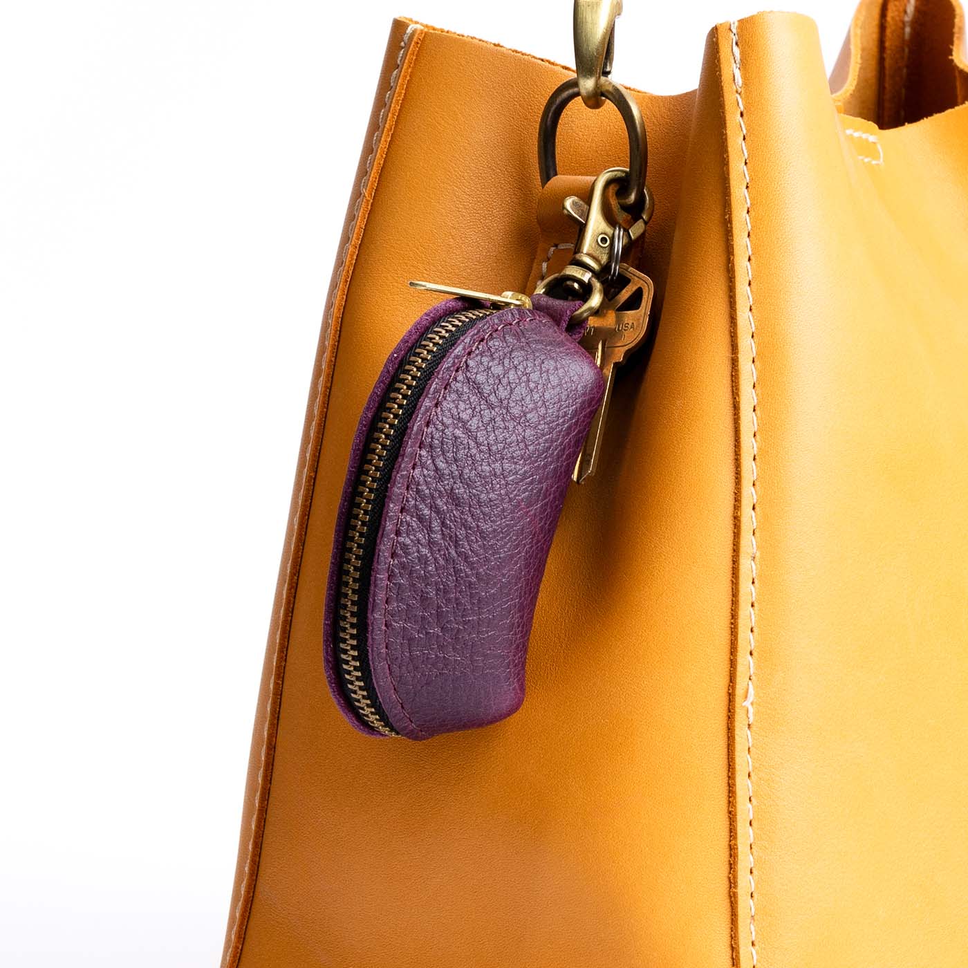 Taco Keychain with Swivel Clasp & Zipper Closure | Mini Taco Pouch