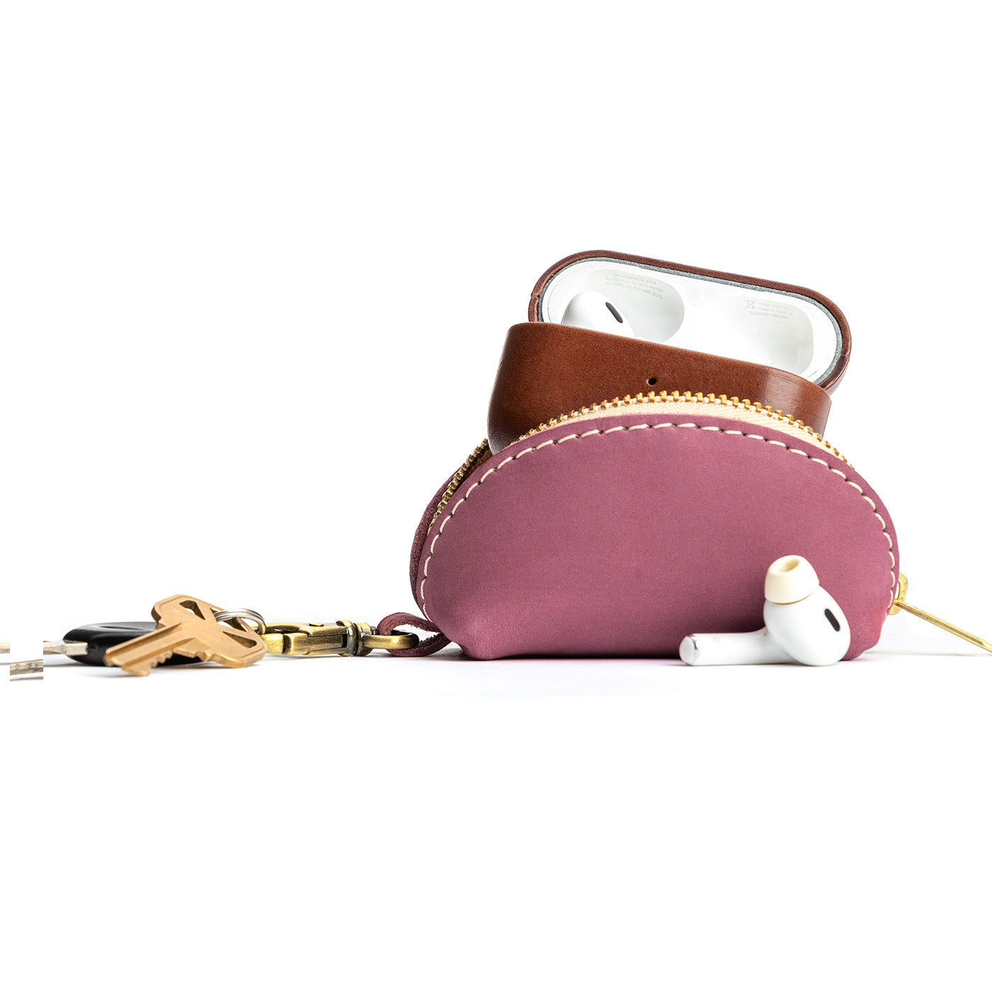 Taco Keychain with Swivel Clasp & Zipper Closure | Mini Taco Pouch