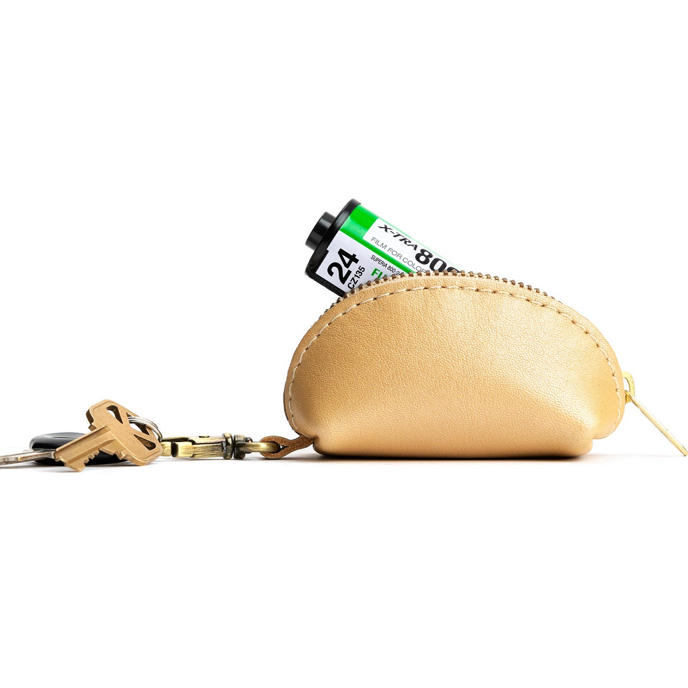 Taco Keychain with Swivel Clasp & Zipper Closure | Mini Taco Pouch