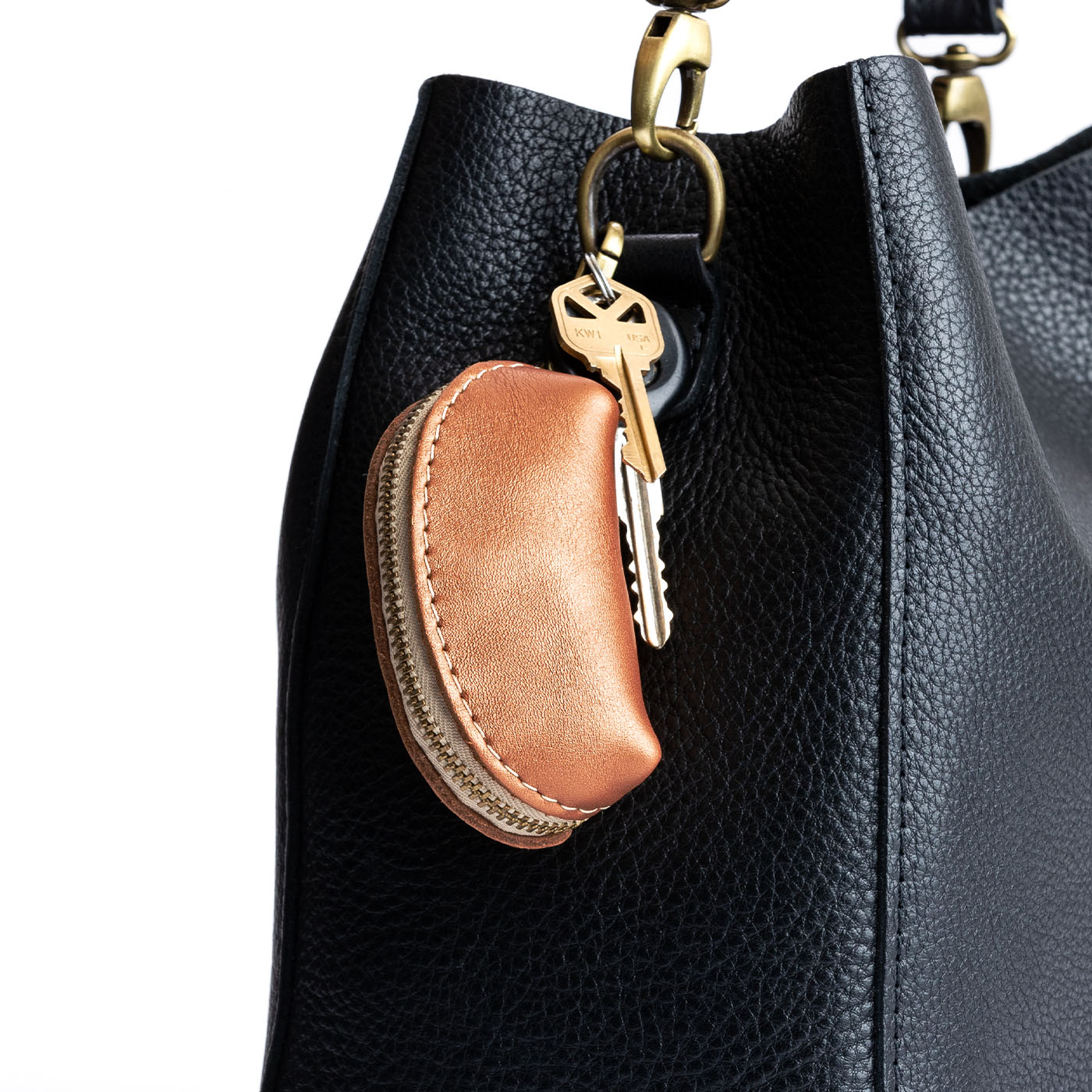 Taco Keychain with Swivel Clasp & Zipper Closure | Mini Taco Pouch