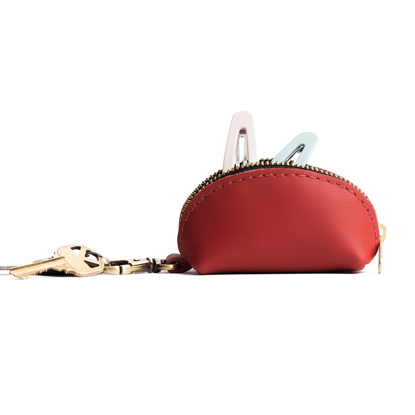 Taco Keychain with Swivel Clasp & Zipper Closure | Mini Taco Pouch