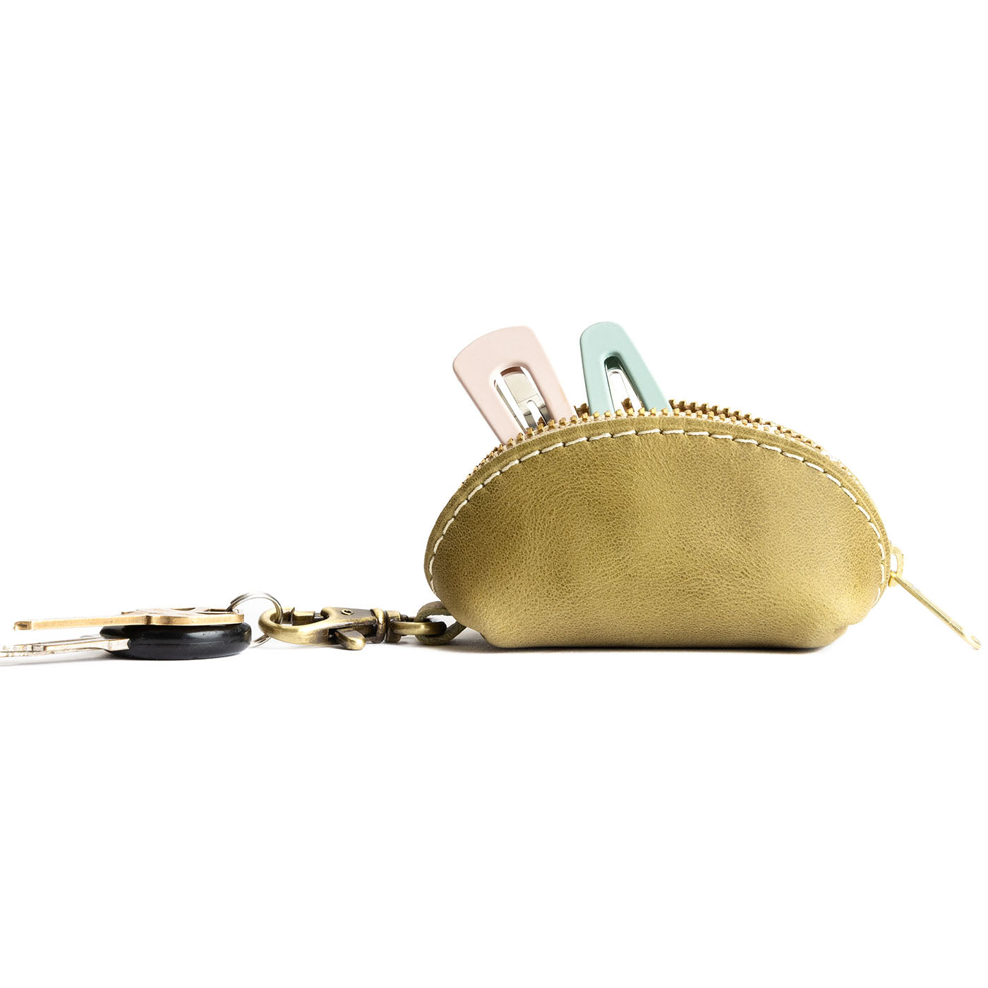 Taco Keychain with Swivel Clasp & Zipper Closure | Mini Taco Pouch