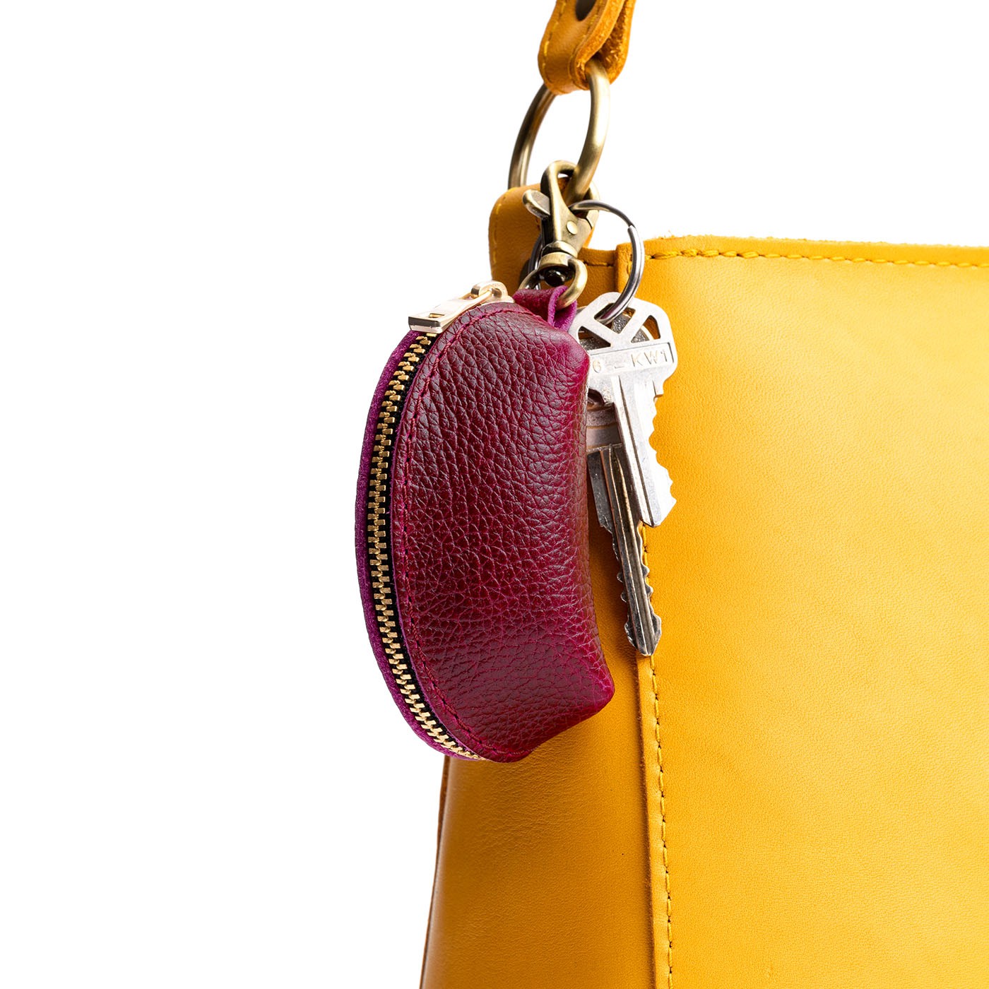 Taco Keychain with Swivel Clasp & Zipper Closure | Mini Taco Pouch