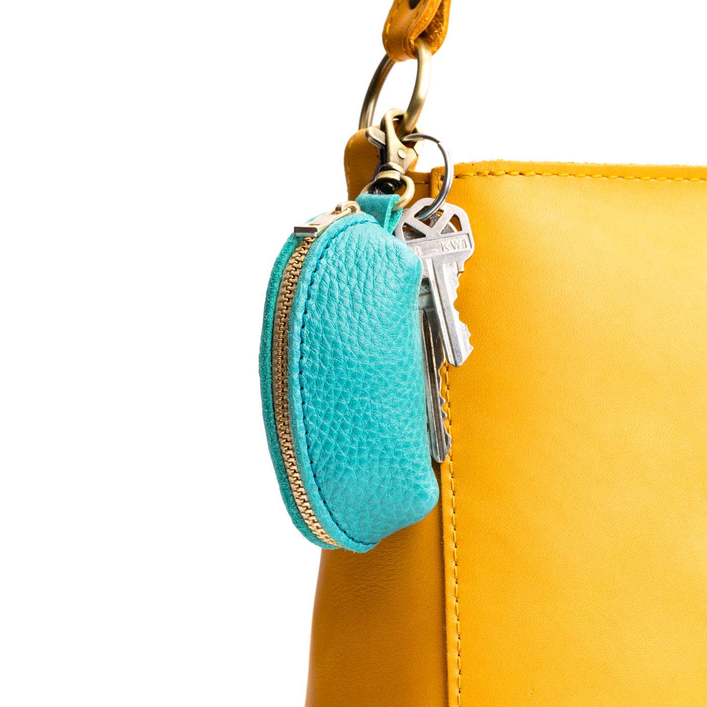 Taco Keychain with Swivel Clasp & Zipper Closure | Mini Taco Pouch
