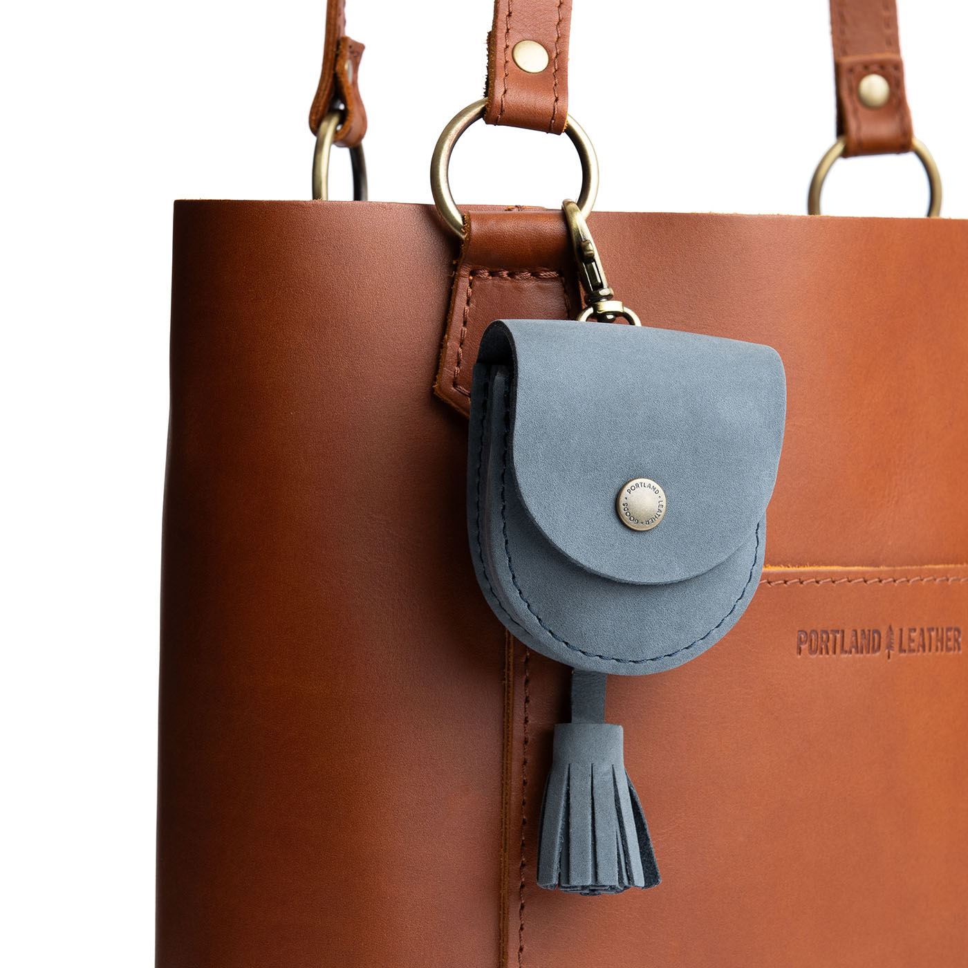 Handcrafted Nimbus Pouch with Snap Closure & Tassel Detail | Almost Perfect