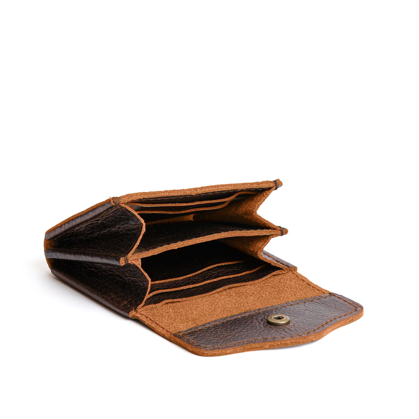 Compact Minimalist Wallet with Snap Closure & Card Slots | Small Bozeman