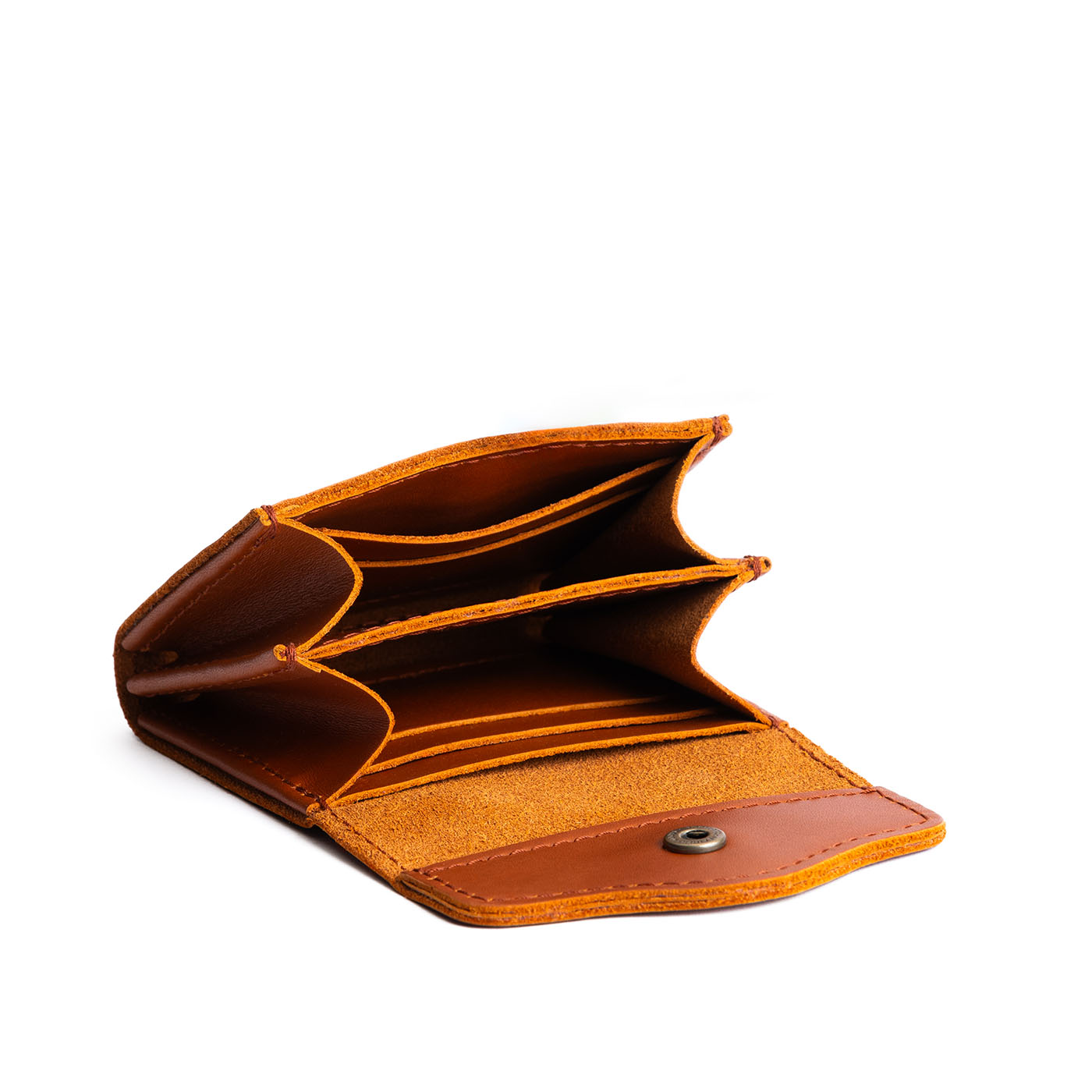 Compact Minimalist Wallet with Snap Closure & Card Slots | Small Bozeman