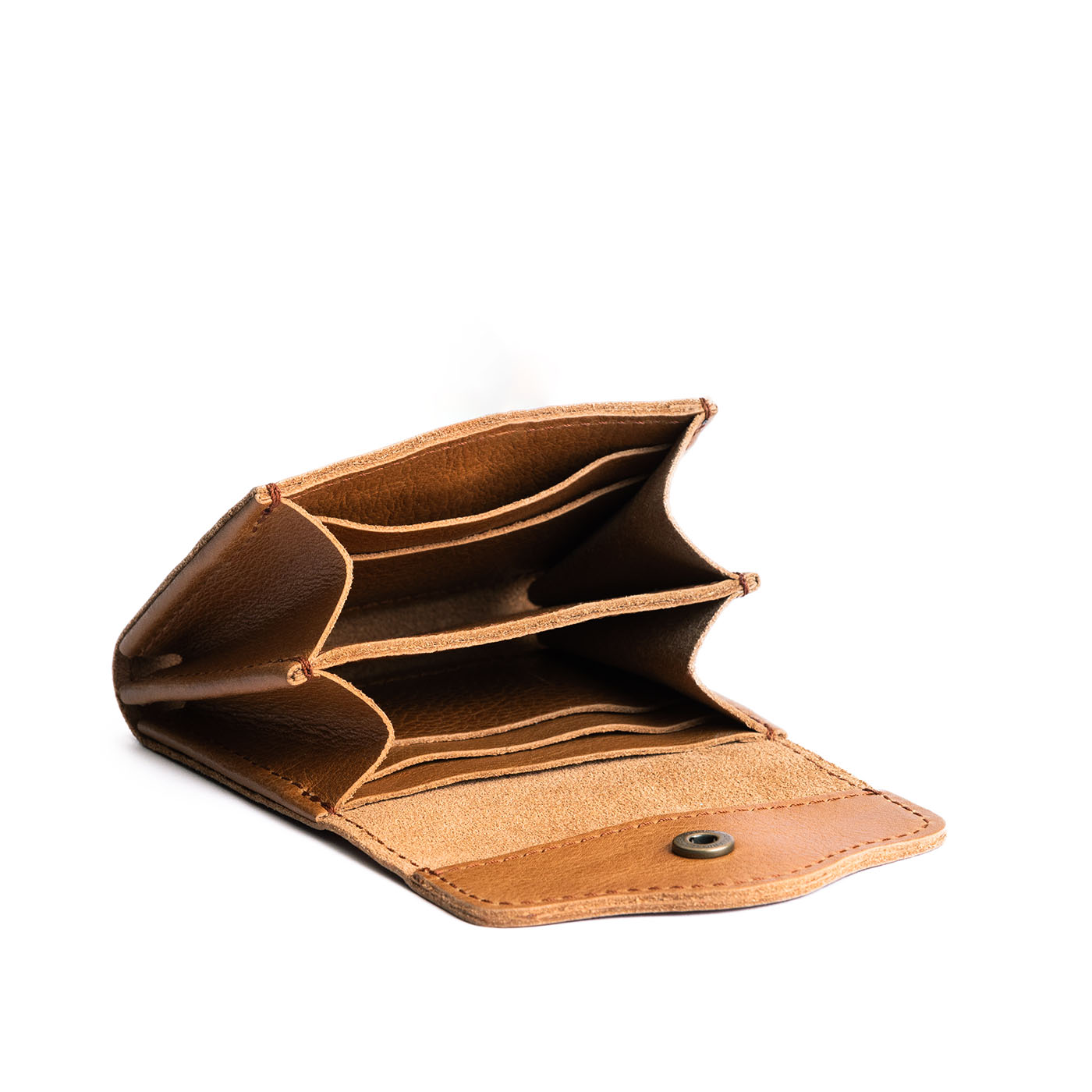 Compact Minimalist Wallet with Snap Closure & Card Slots | Small Bozeman