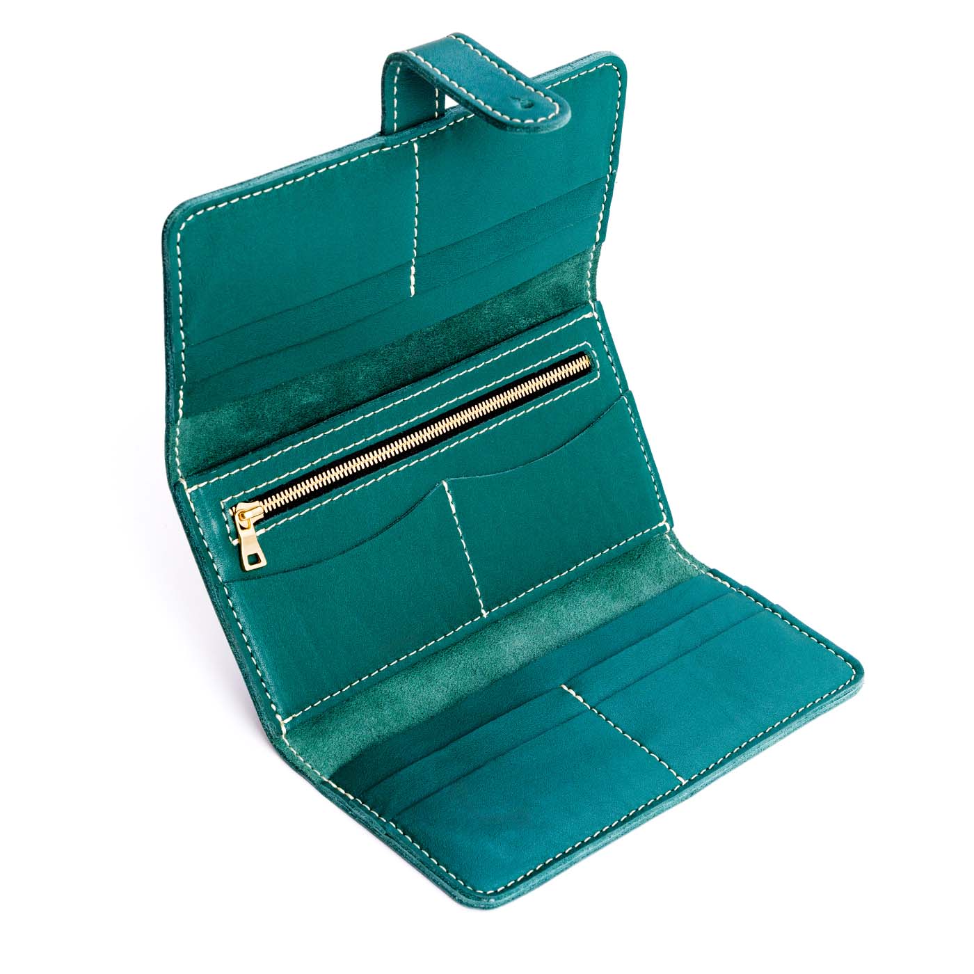 Women's Trifold Wallet with Card Slots & Zippered Pocket | Almost Perfect