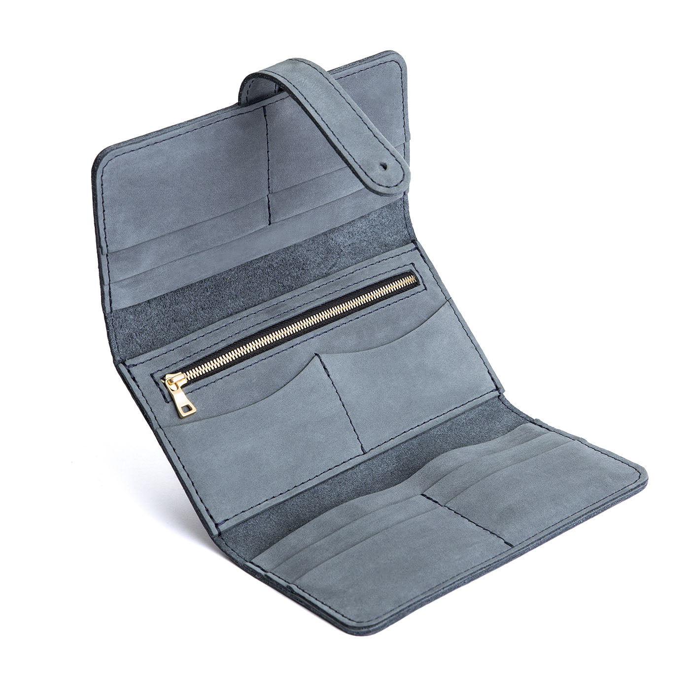 Women's Trifold Wallet with Card Slots & Zippered Pocket | Almost Perfect