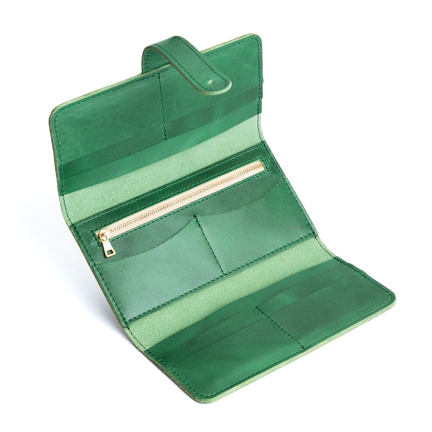 Women's Trifold Wallet with Card Slots & Zippered Pocket | Almost Perfect