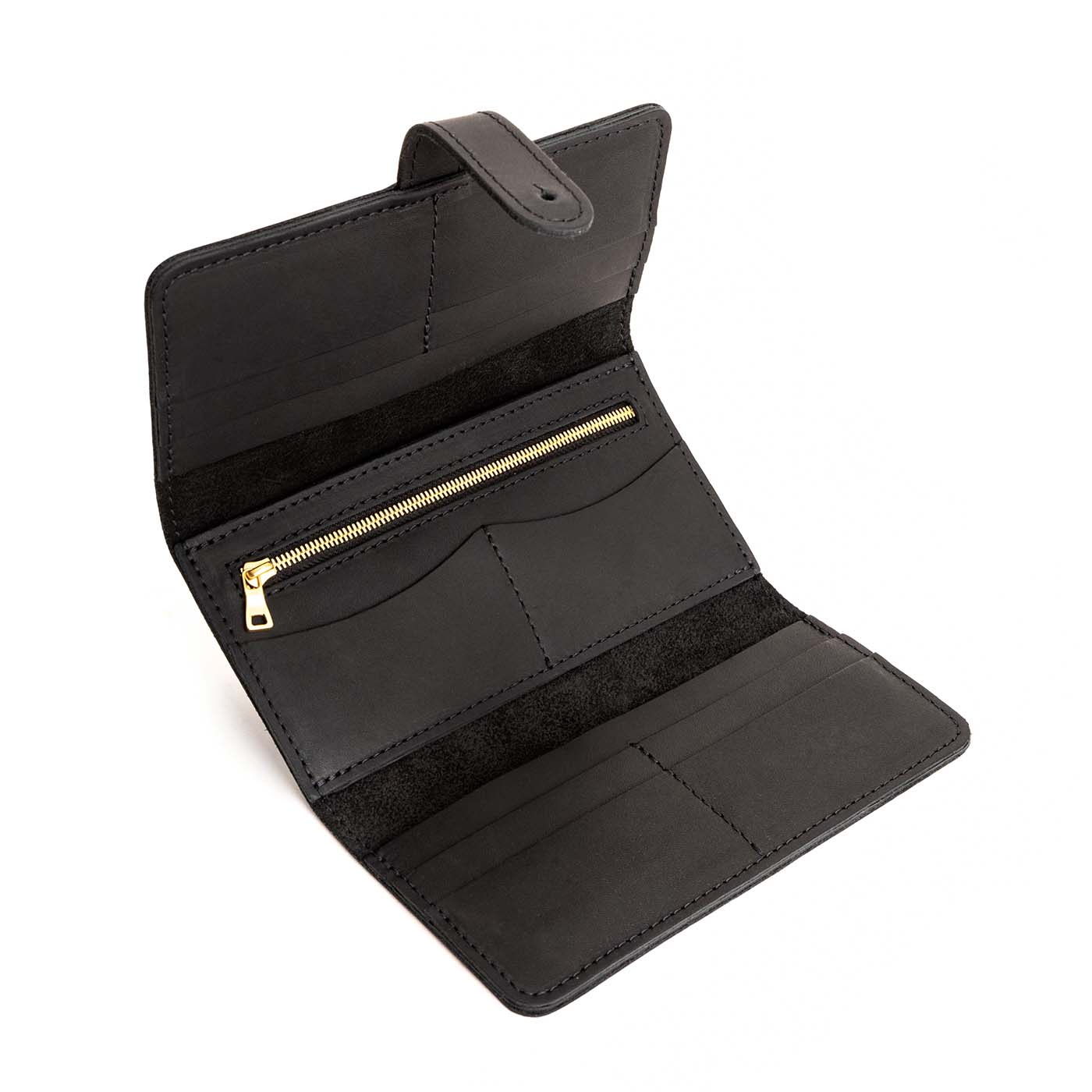 Women's Trifold Wallet with Card Slots & Zippered Pocket | Almost Perfect