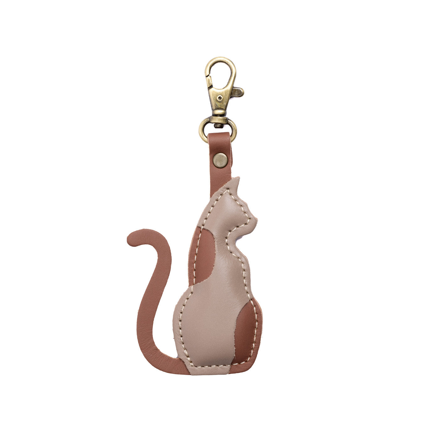 Leather Keychain with Swivel Clasp | Duchess Keychain