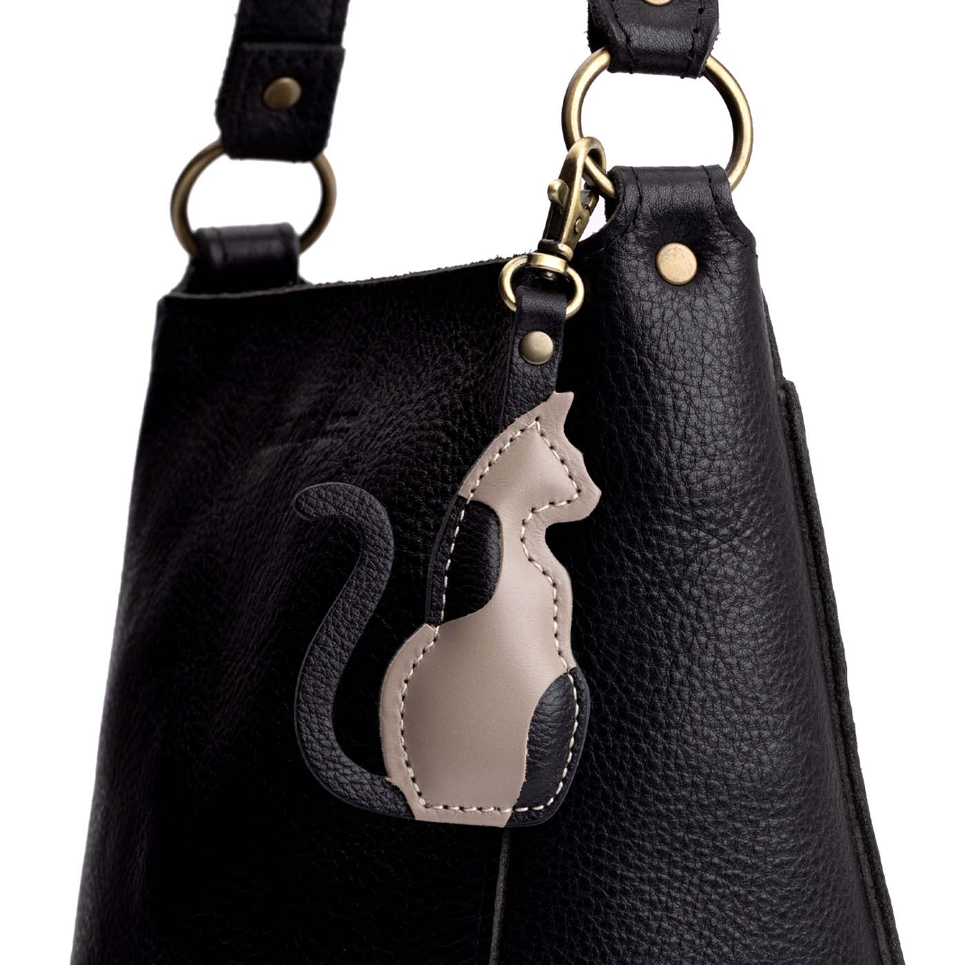 Leather Keychain with Swivel Clasp | Duchess Keychain