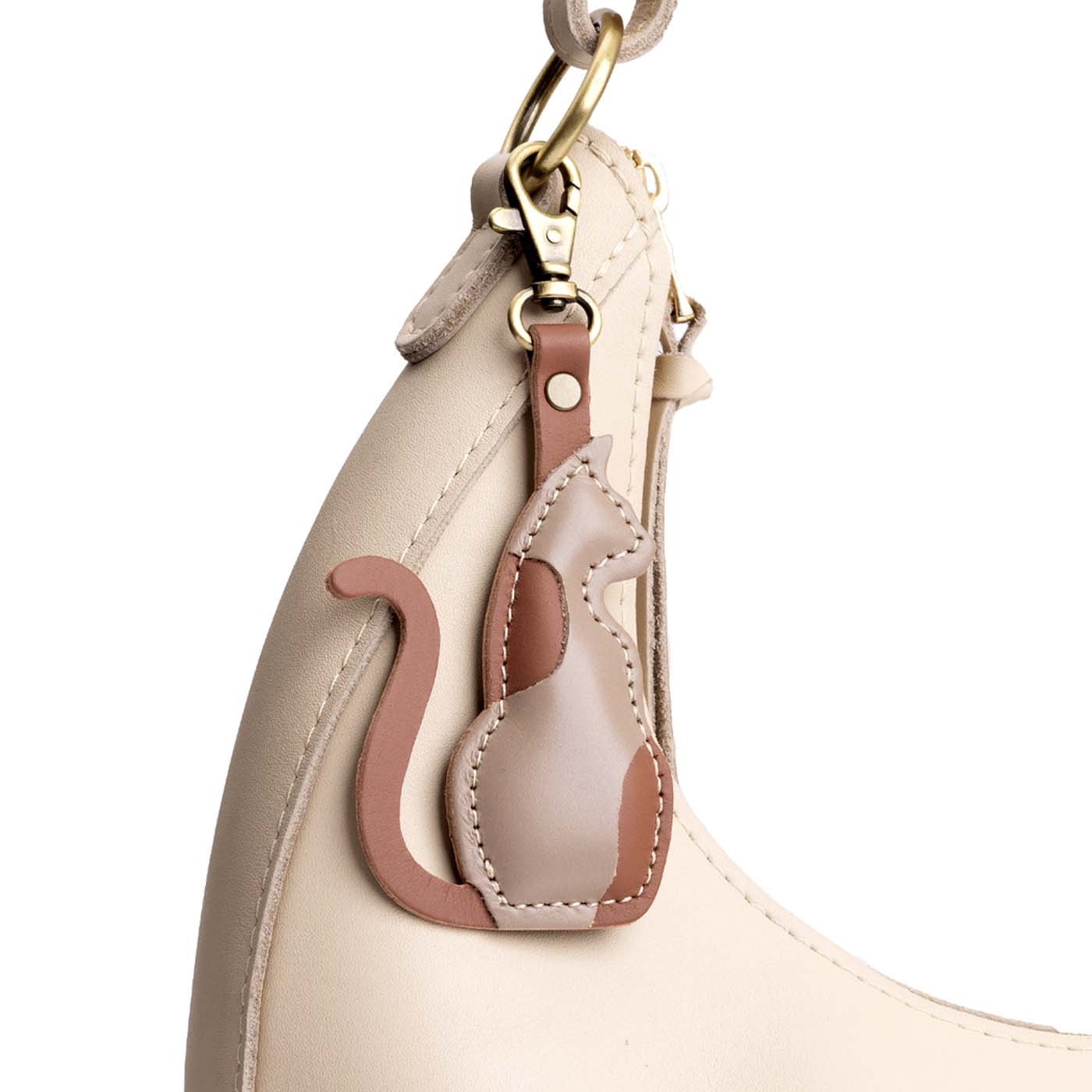Leather Keychain with Swivel Clasp | Duchess Keychain