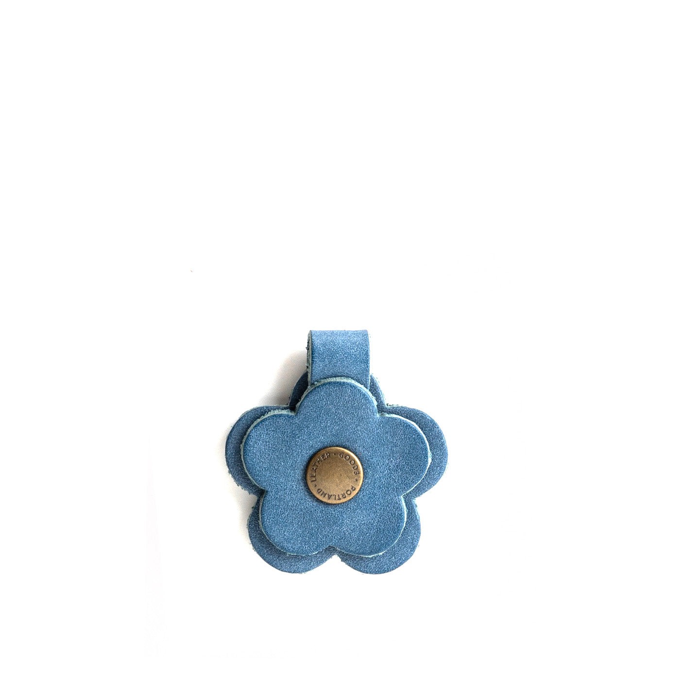Leather Flower Keychain Snap | Eco-Friendly & Colorful | PLG
