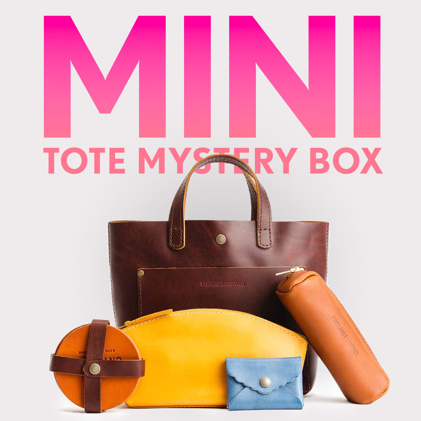 Mini Mystery Crossbody Bag Bundle | Surprise Leather Tote & Accessories
